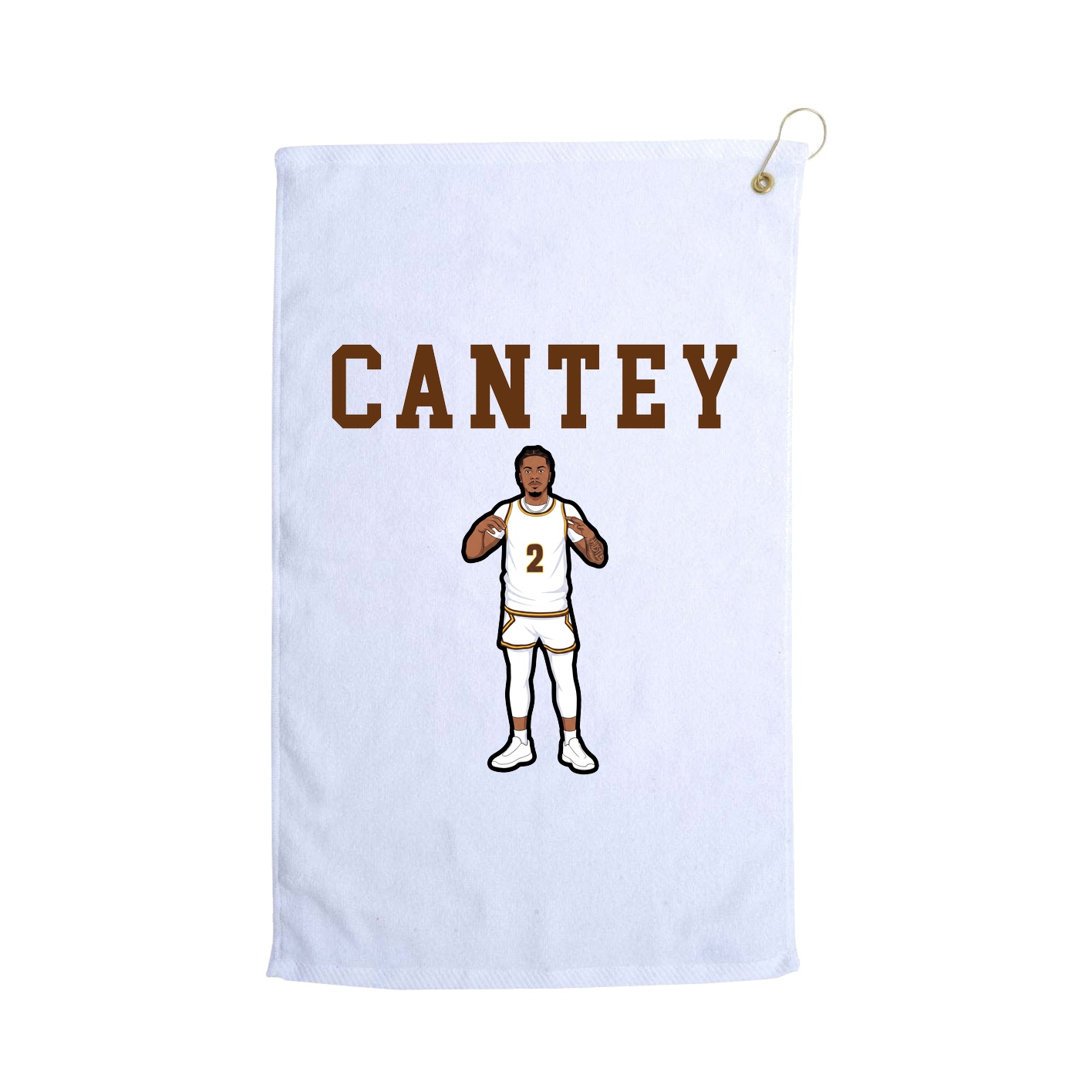 Golf Towel — Shirsey in White