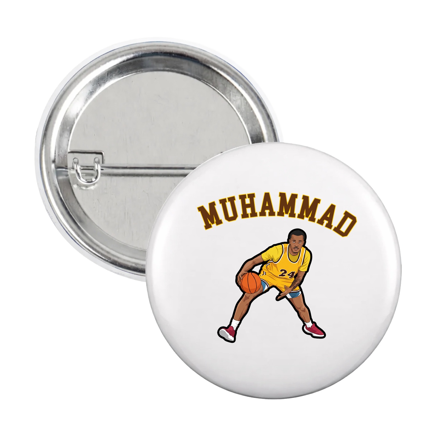 Game Day Button — Shirsey Arch in White