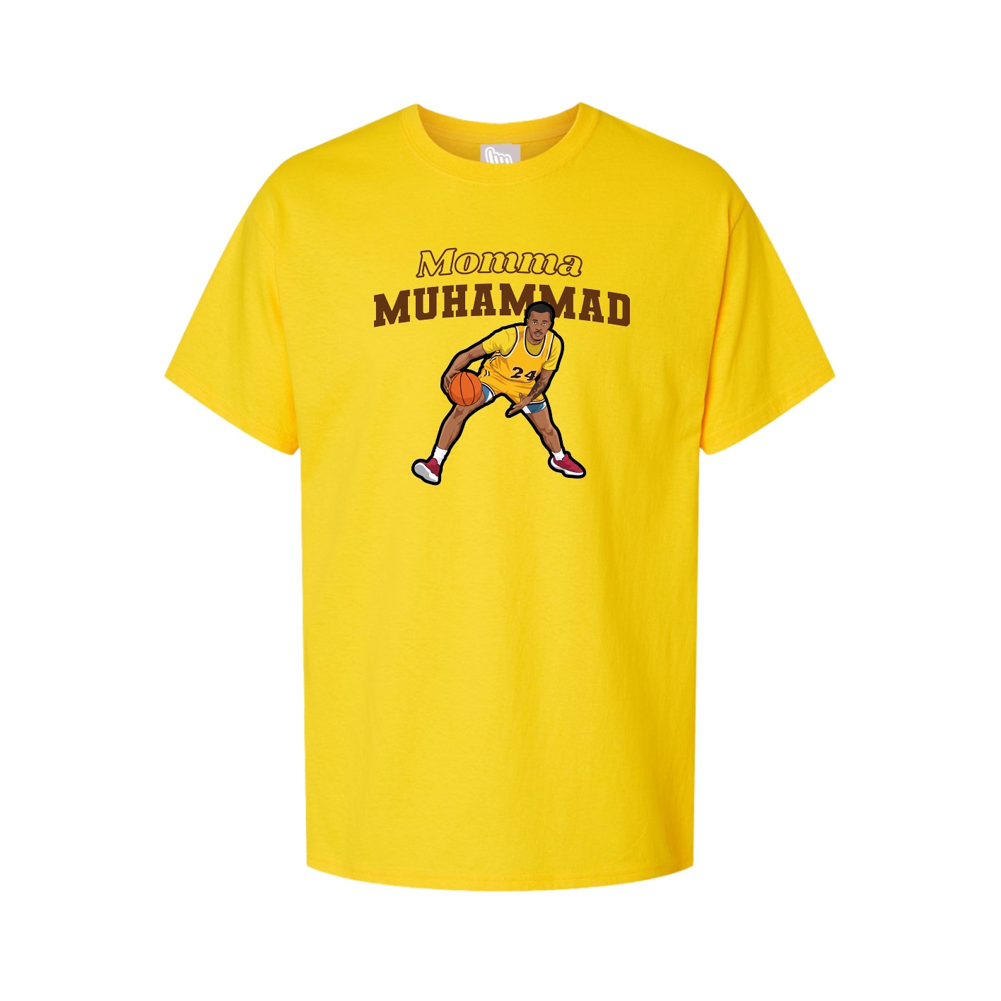Youth Tee — Mothers Day Block in Gold