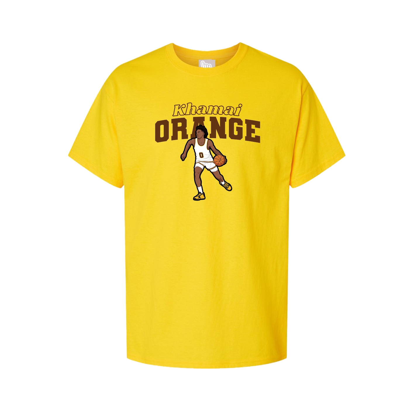 Youth Tee — Name Arch in Gold