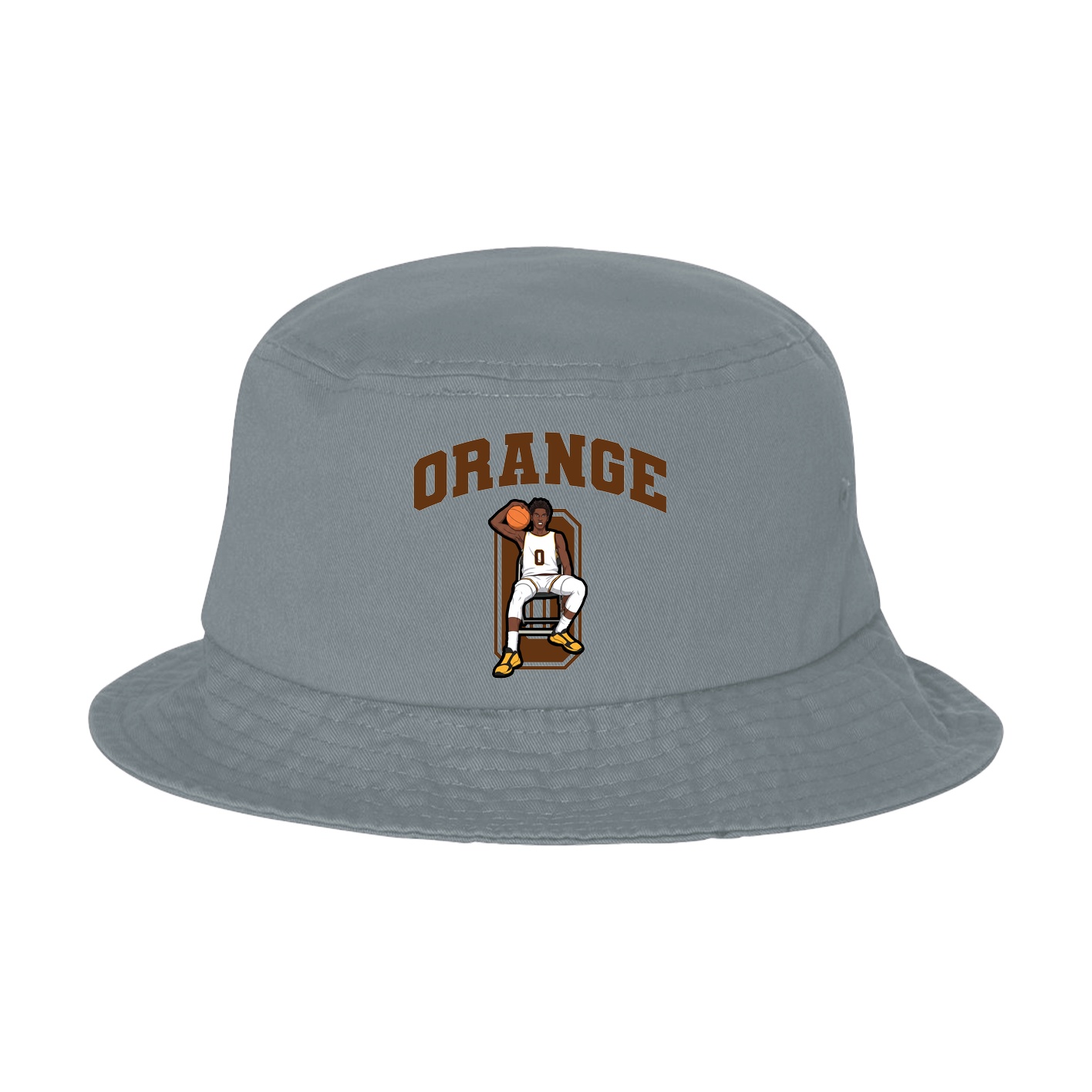 Bucket Cap — Number in Grey