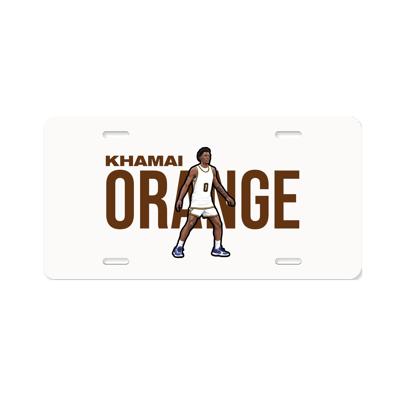 License Plate — Player Name in Classic