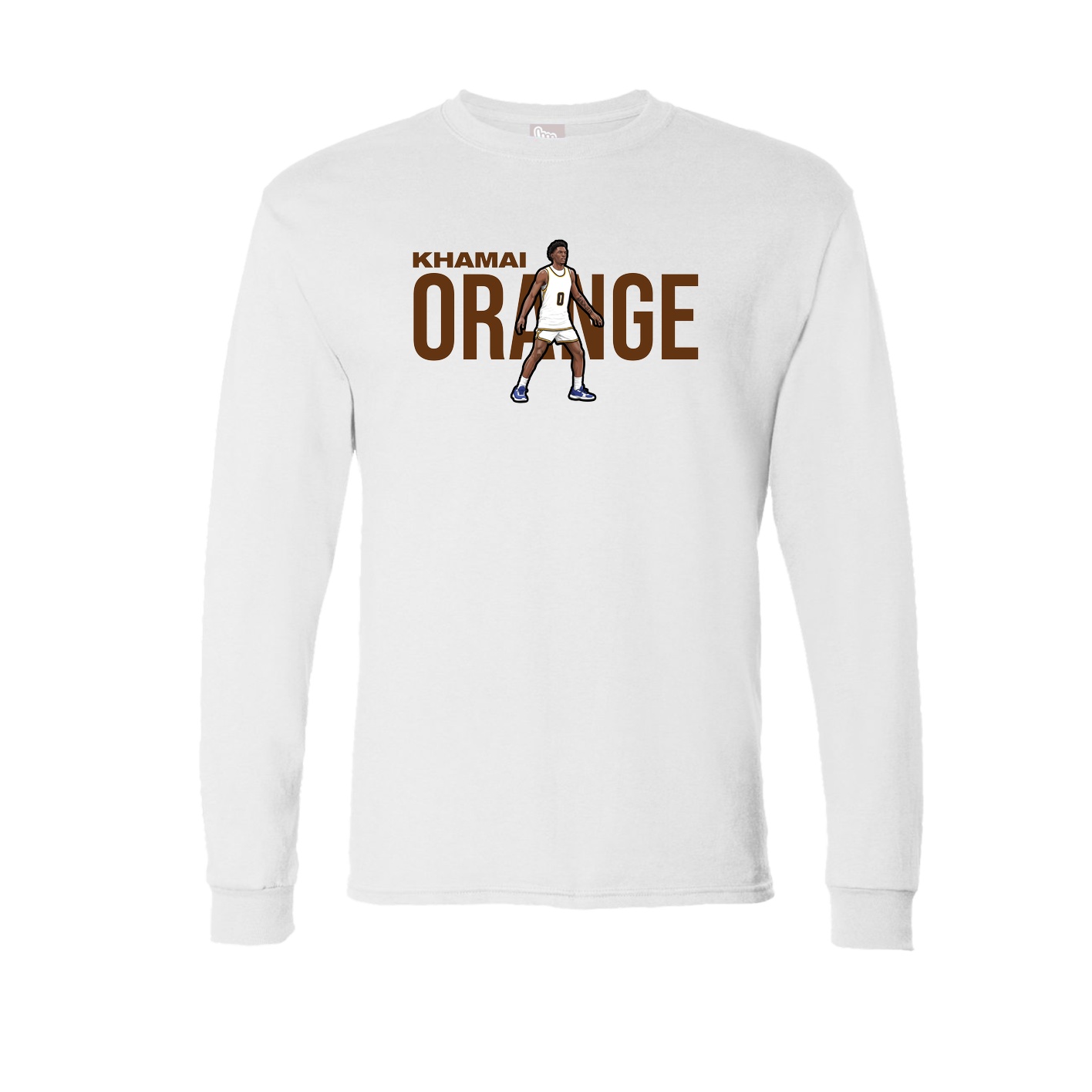 Long Sleeve Tee — Player Name in White