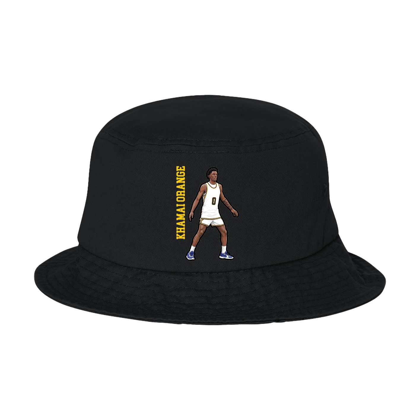 Bucket Cap — Name Vertical in Black
