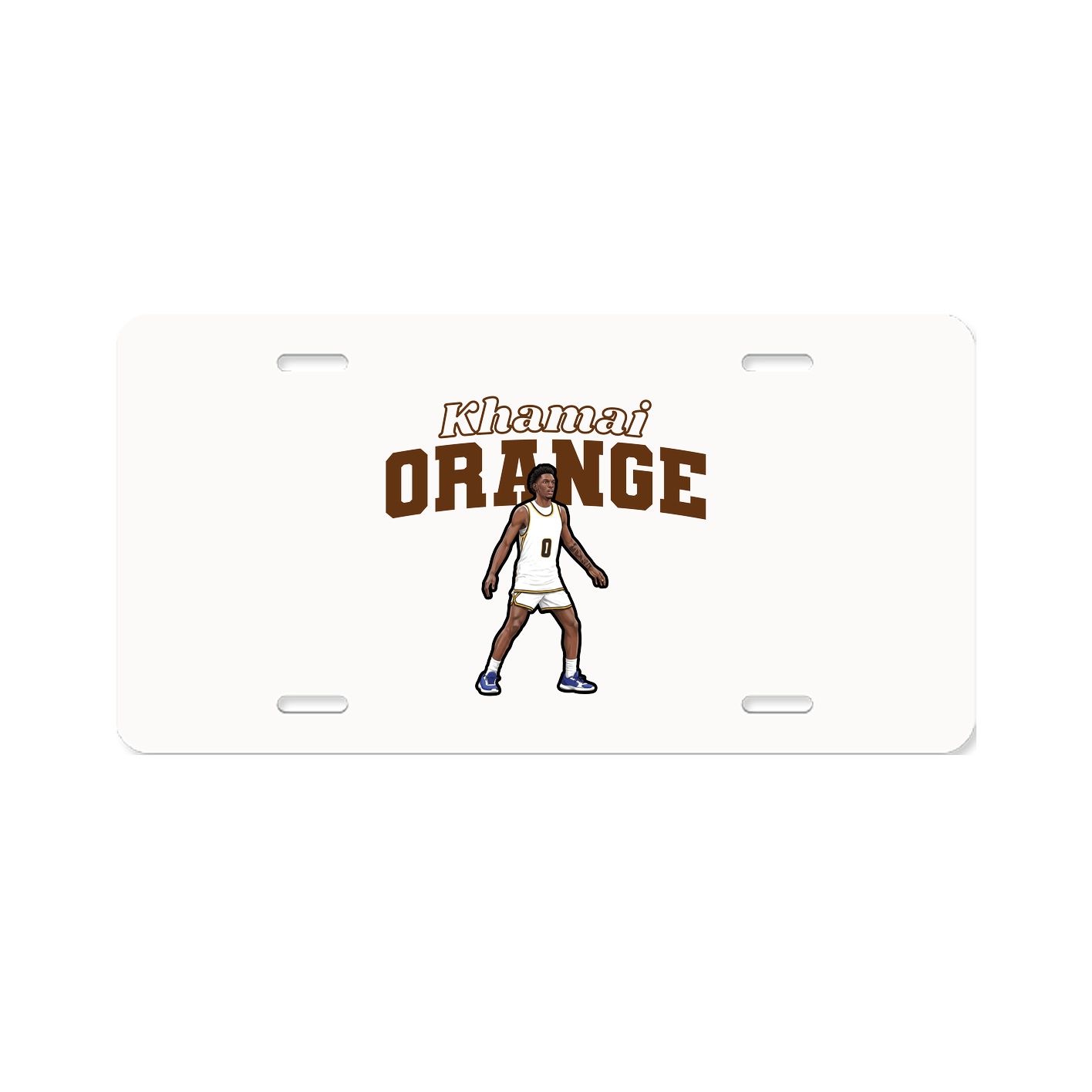 License Plate — Name Arch in Classic