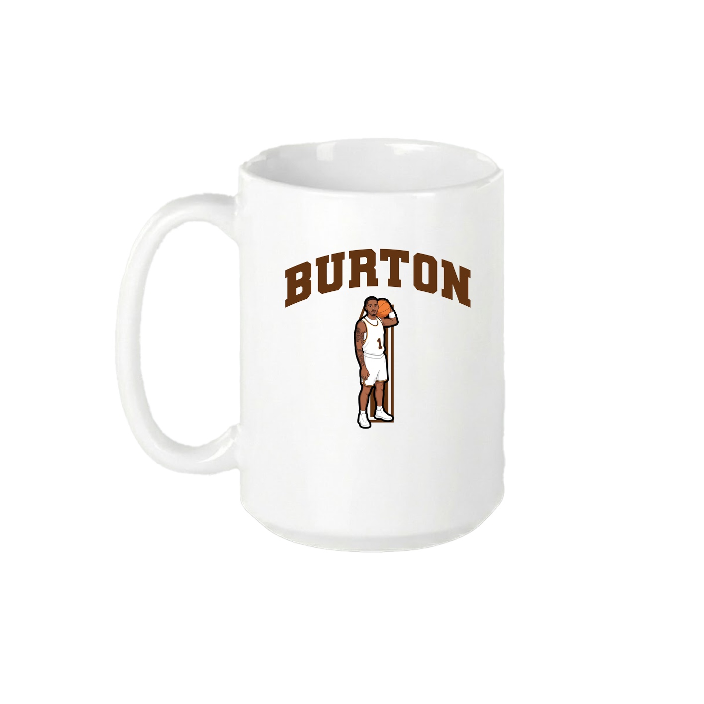 15oz Coffee Mug — Number in White