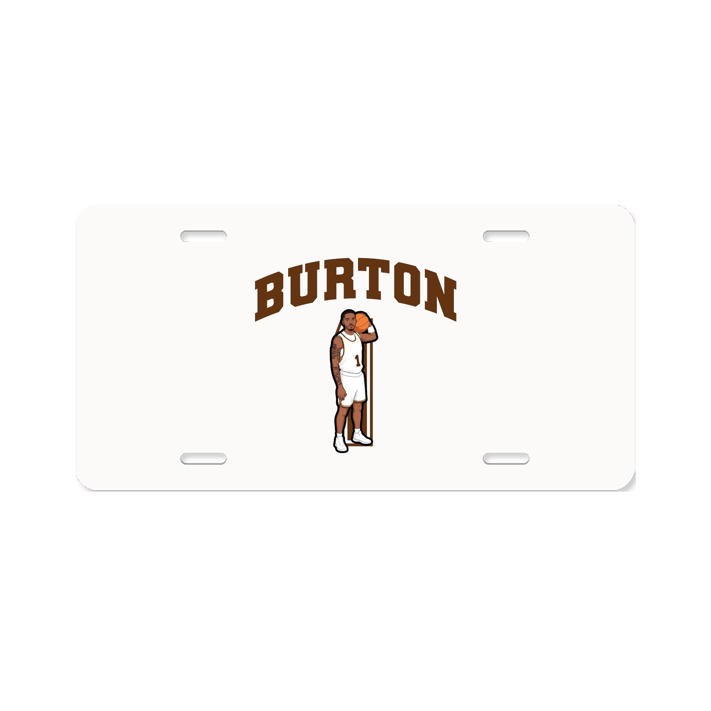 License Plate — Number in Classic