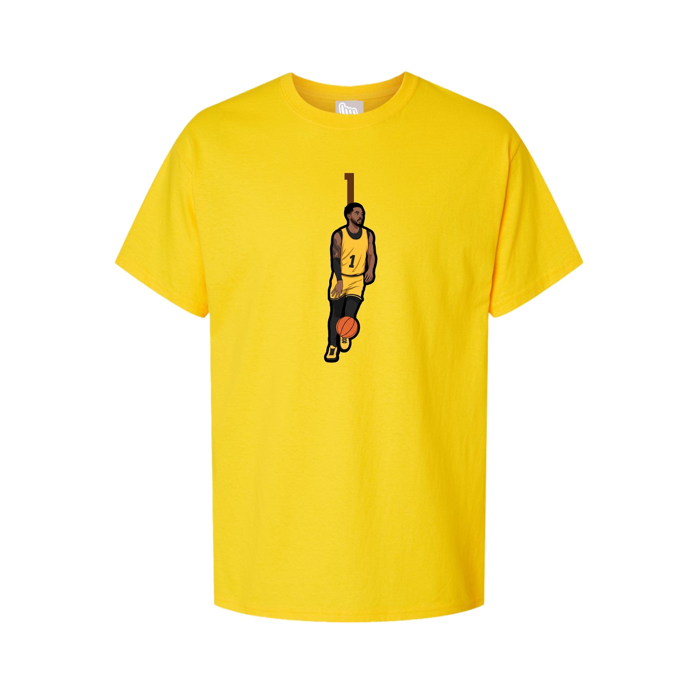 Youth Tee — Number Top in Gold