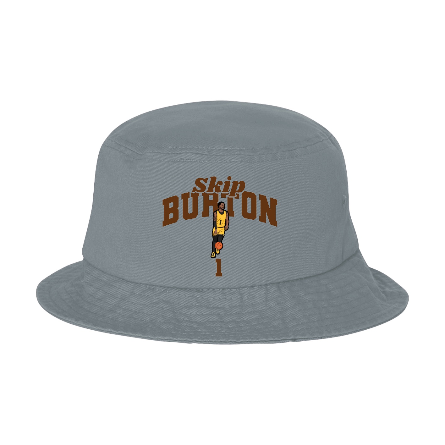Bucket Cap — Signature Arch in Grey