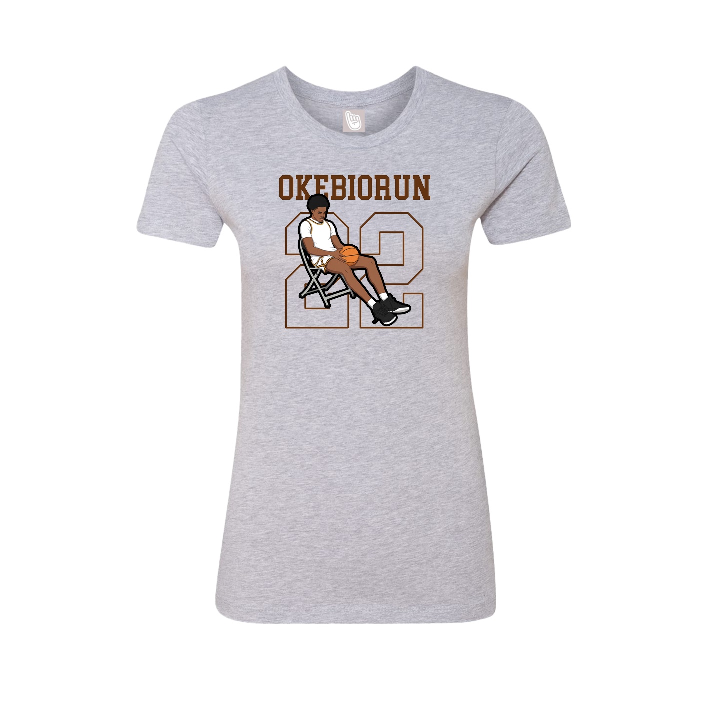 Fitted Women's Tee — Shirsey in Grey