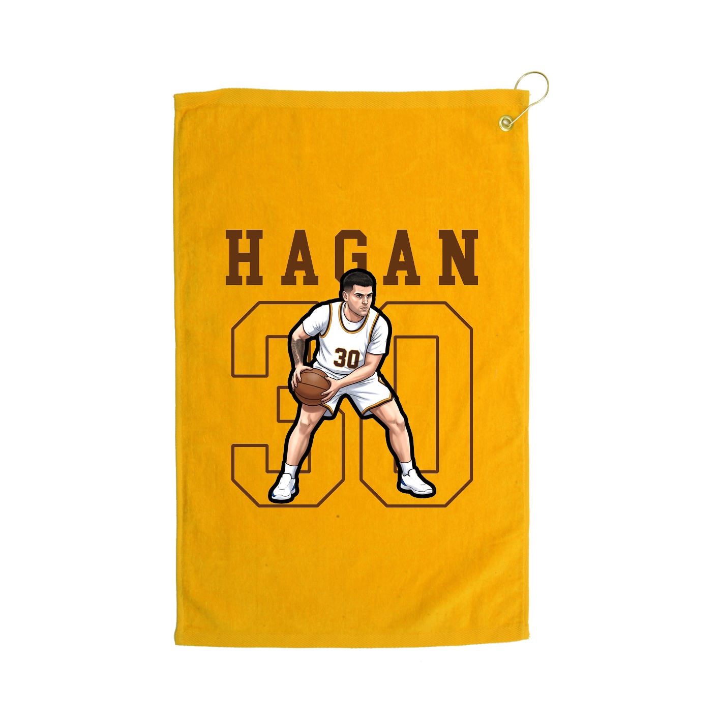 Golf Towel — Shirsey in Gold