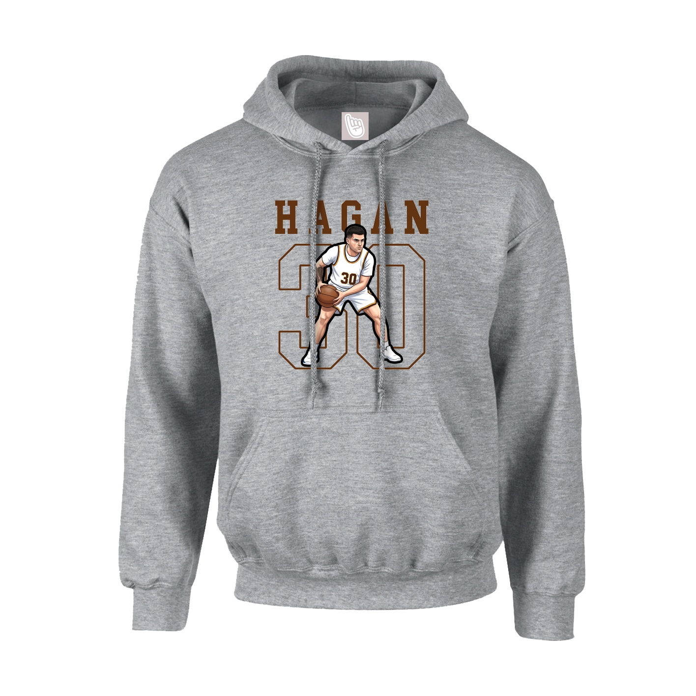 Hoodie — Shirsey in Grey