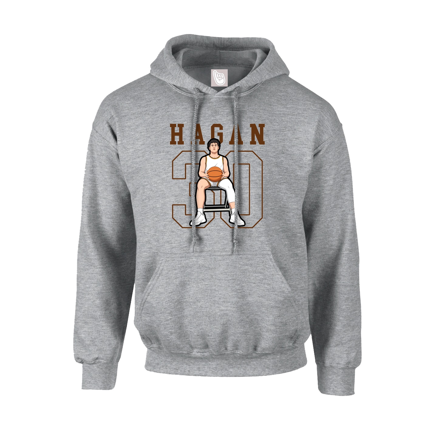 Hoodie — Shirsey in Grey