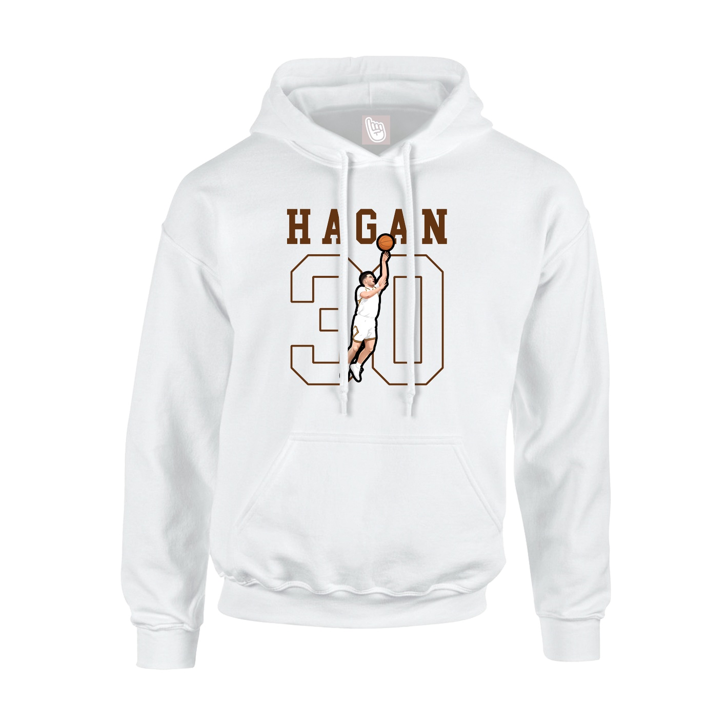 Hoodie — Shirsey in White