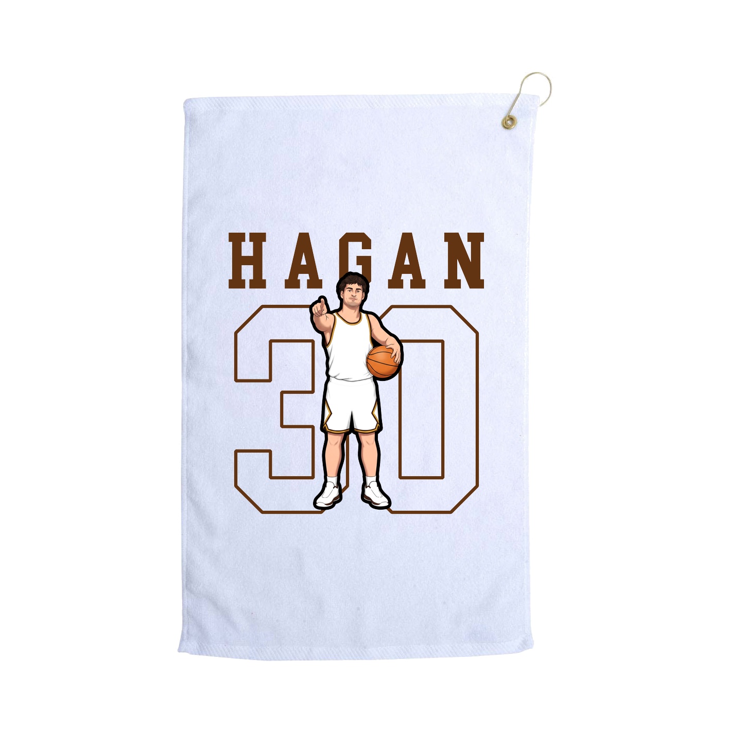 Golf Towel — Shirsey in White