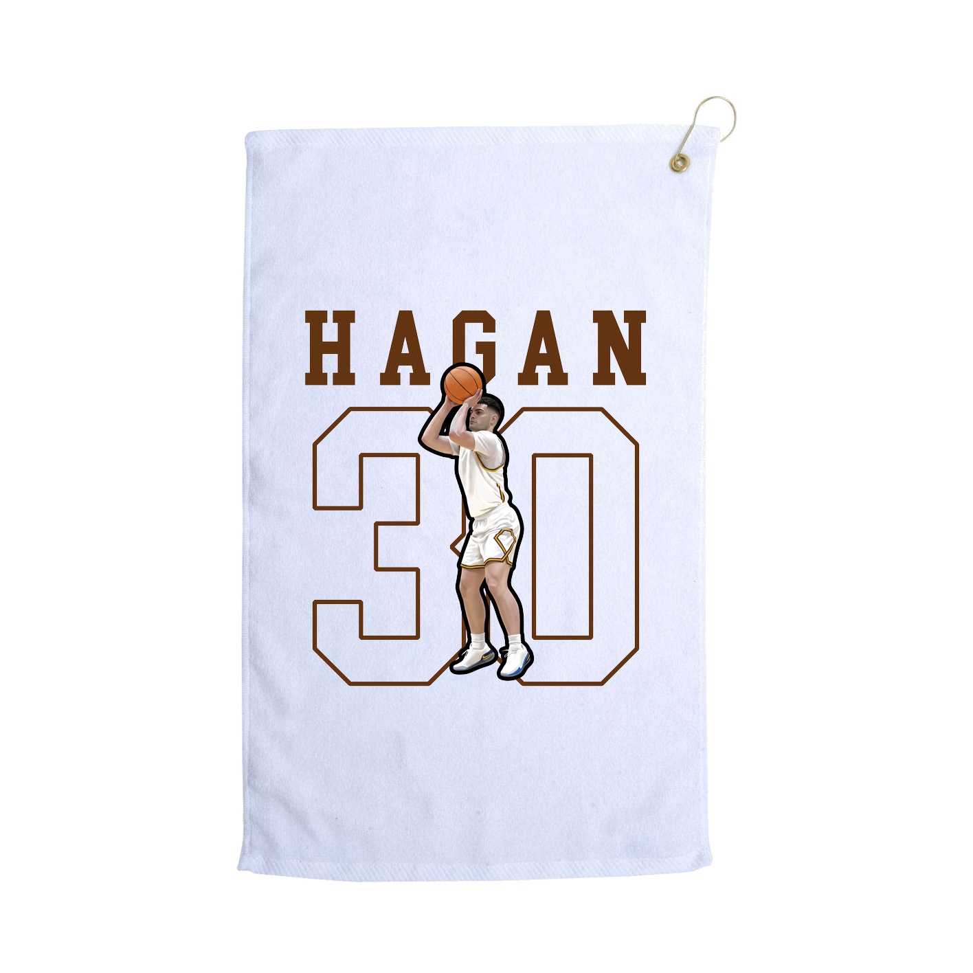 Golf Towel — Shirsey in White