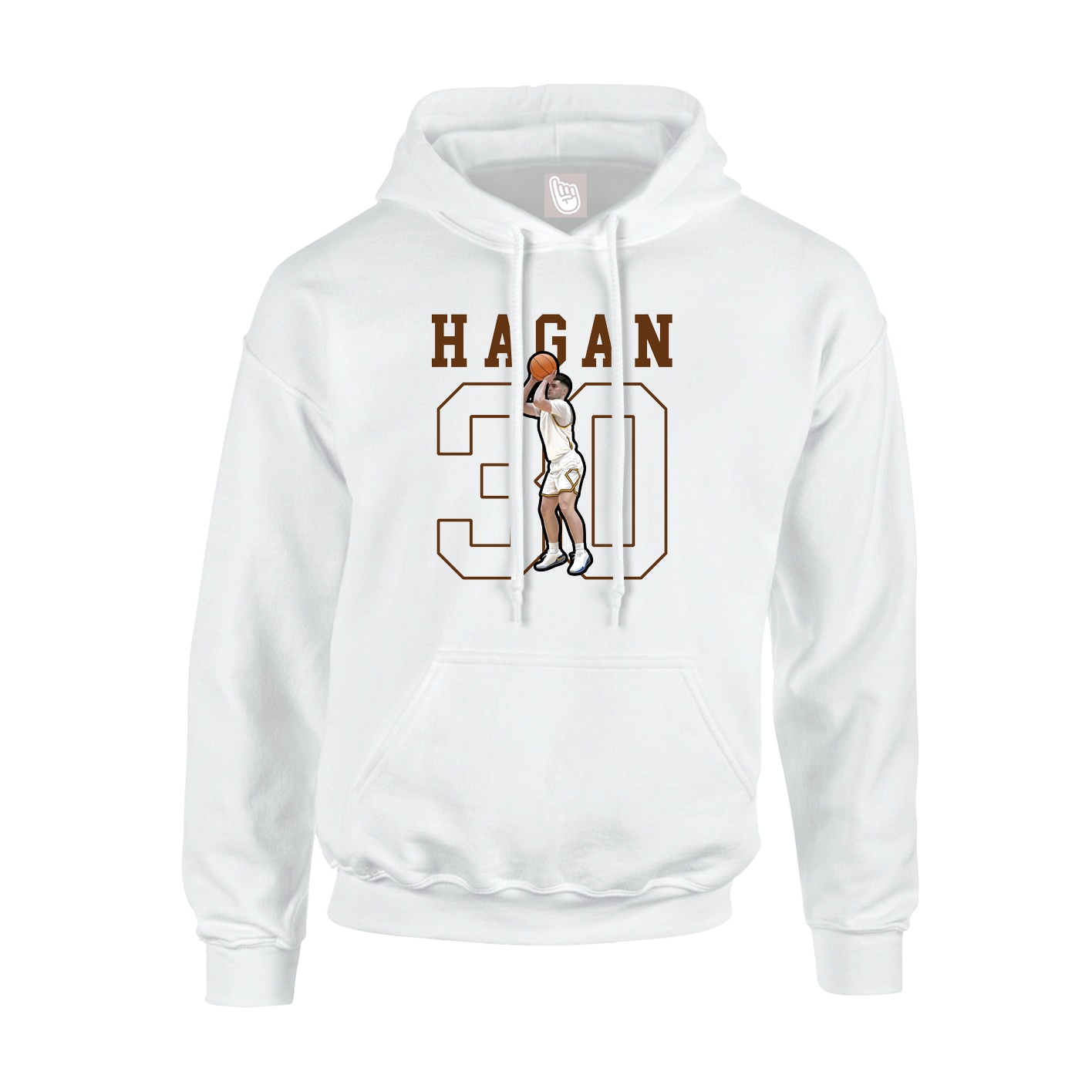 Hoodie — Shirsey in White