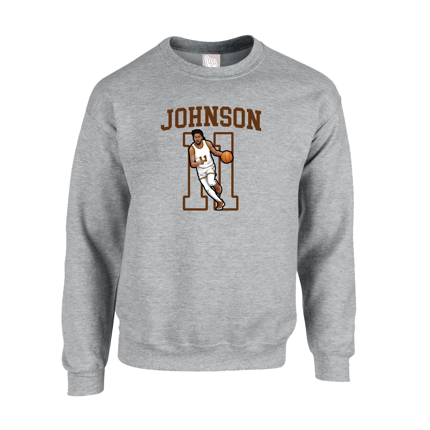 Fleece Crew — Shirsey in Grey
