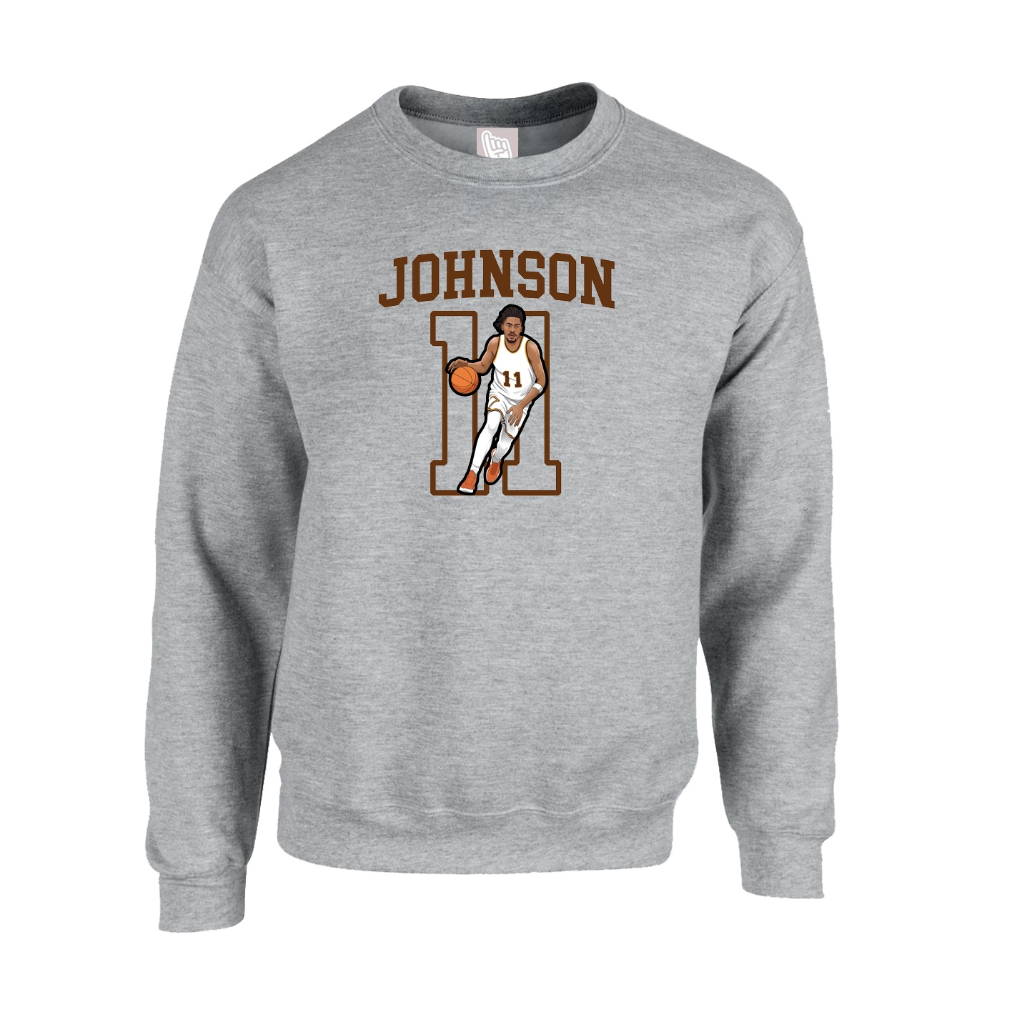 Fleece Crew — Shirsey in Grey