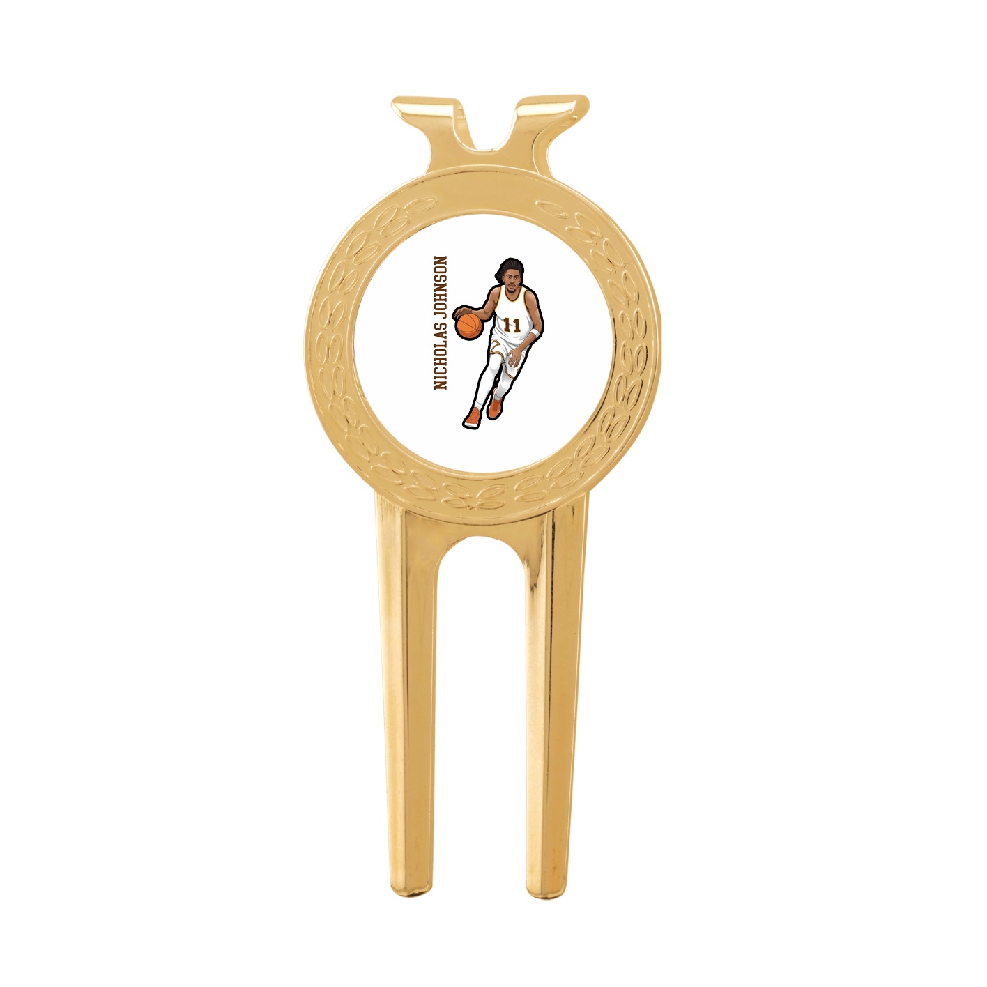 Divot Tool with Ball Marker — Name Vertical in Classic