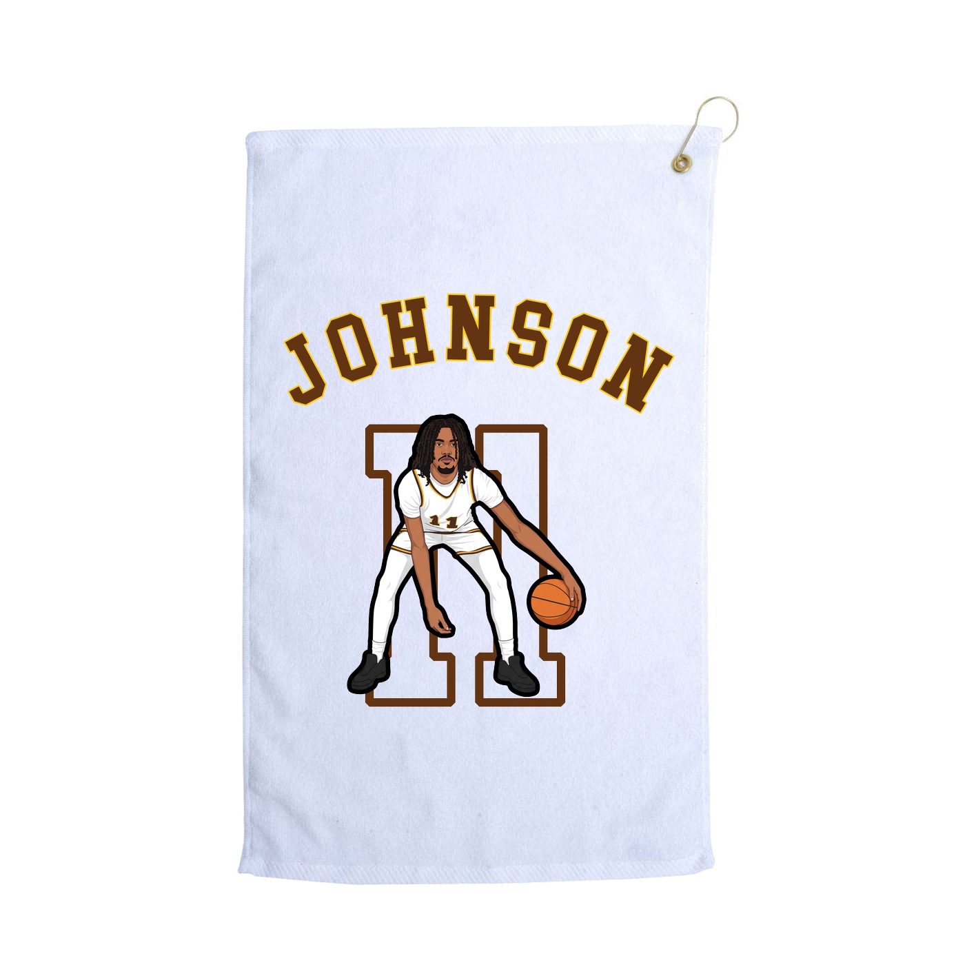 Golf Towel — Shirsey Arch in White