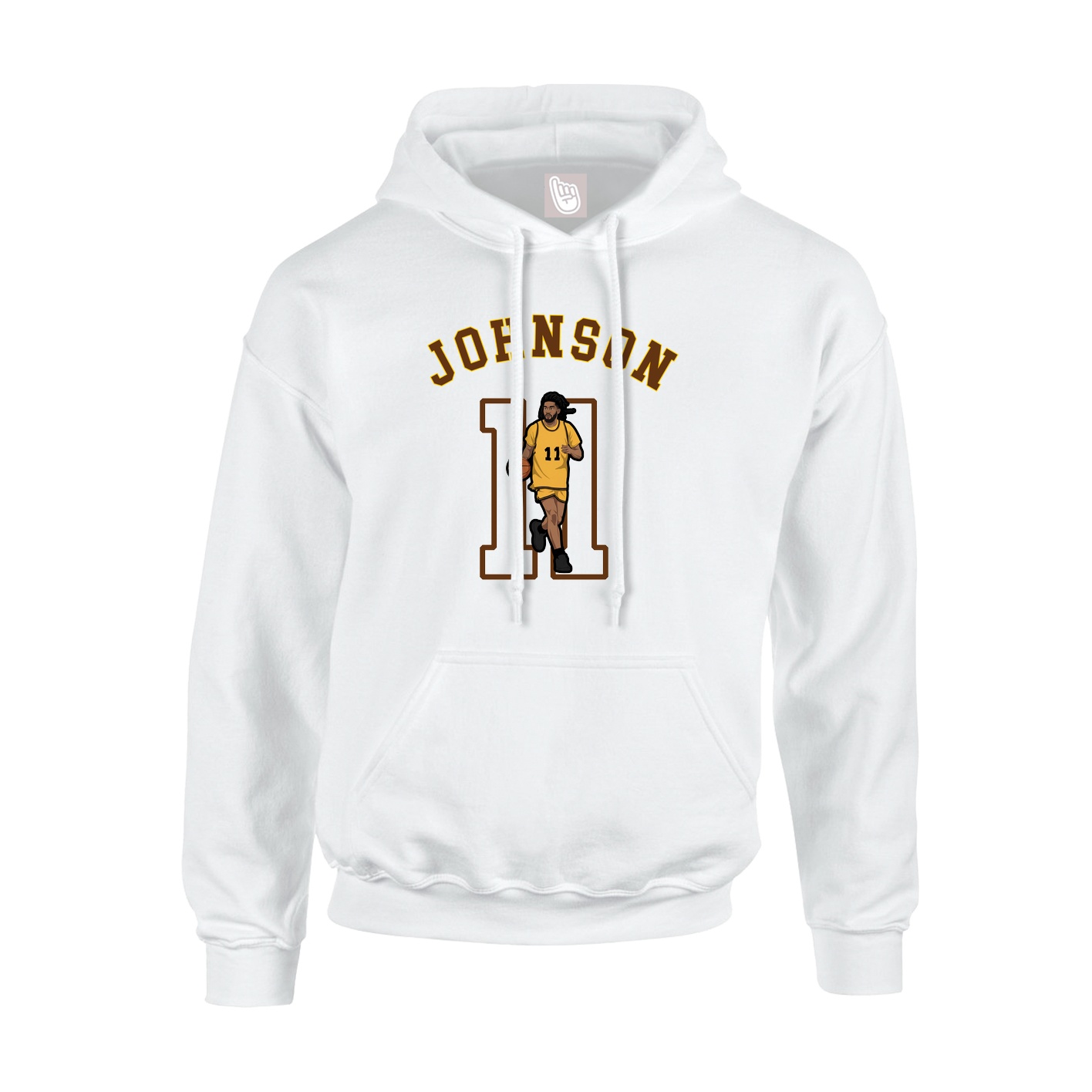 Youth Hoodie — Shirsey Arch in White