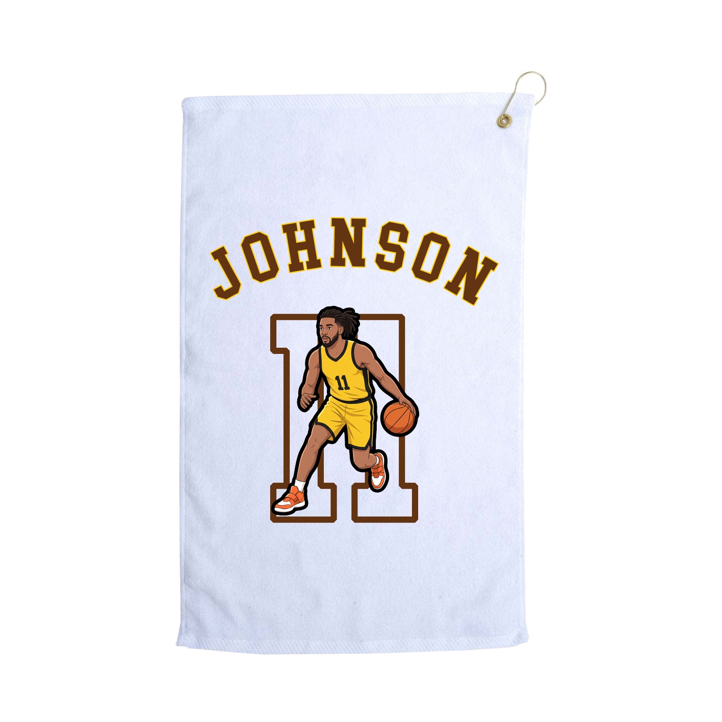 Golf Towel — Shirsey Arch in White