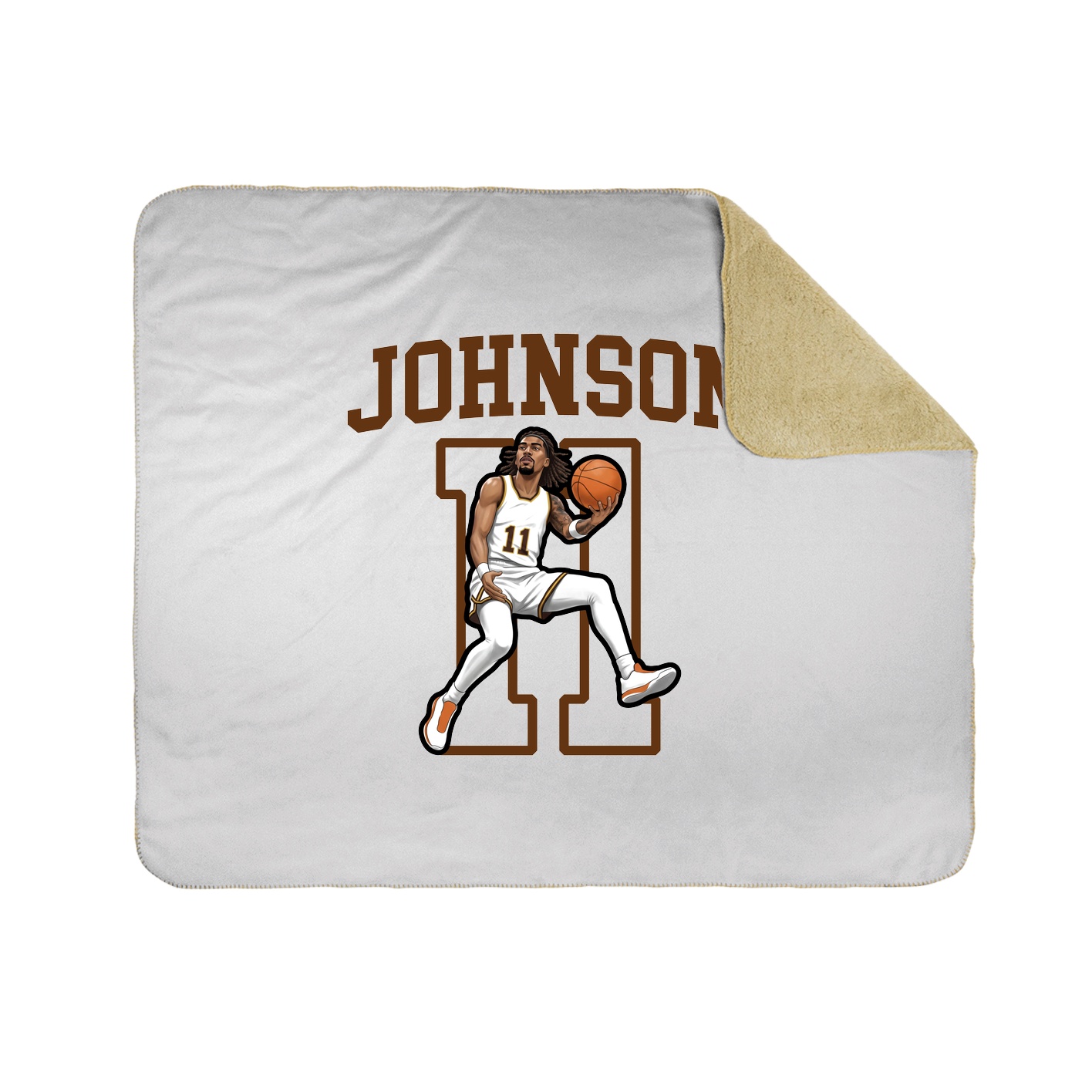Throw Blanket — Shirsey in White