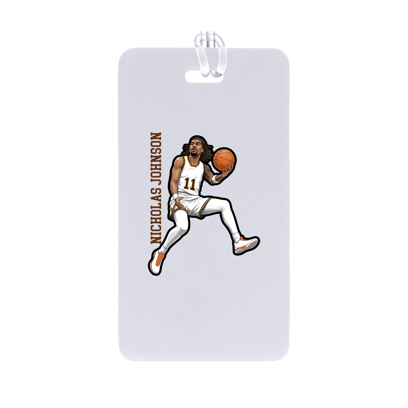 Bag Tag — Name Vertical in Classic