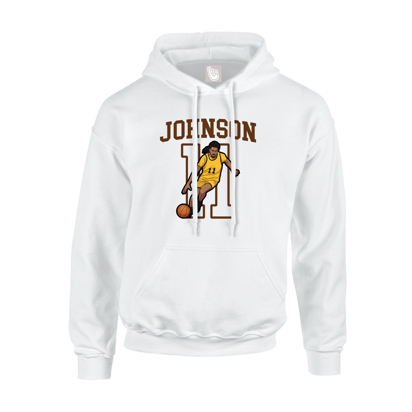 Hoodie — Shirsey in White