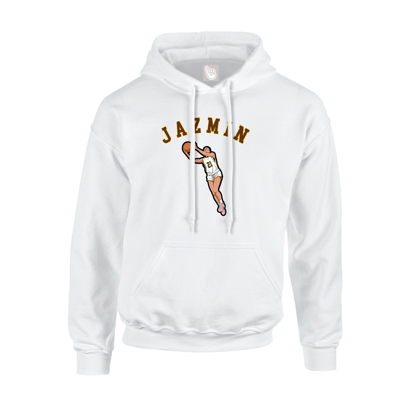 Youth Hoodie — Shirsey Arch in White