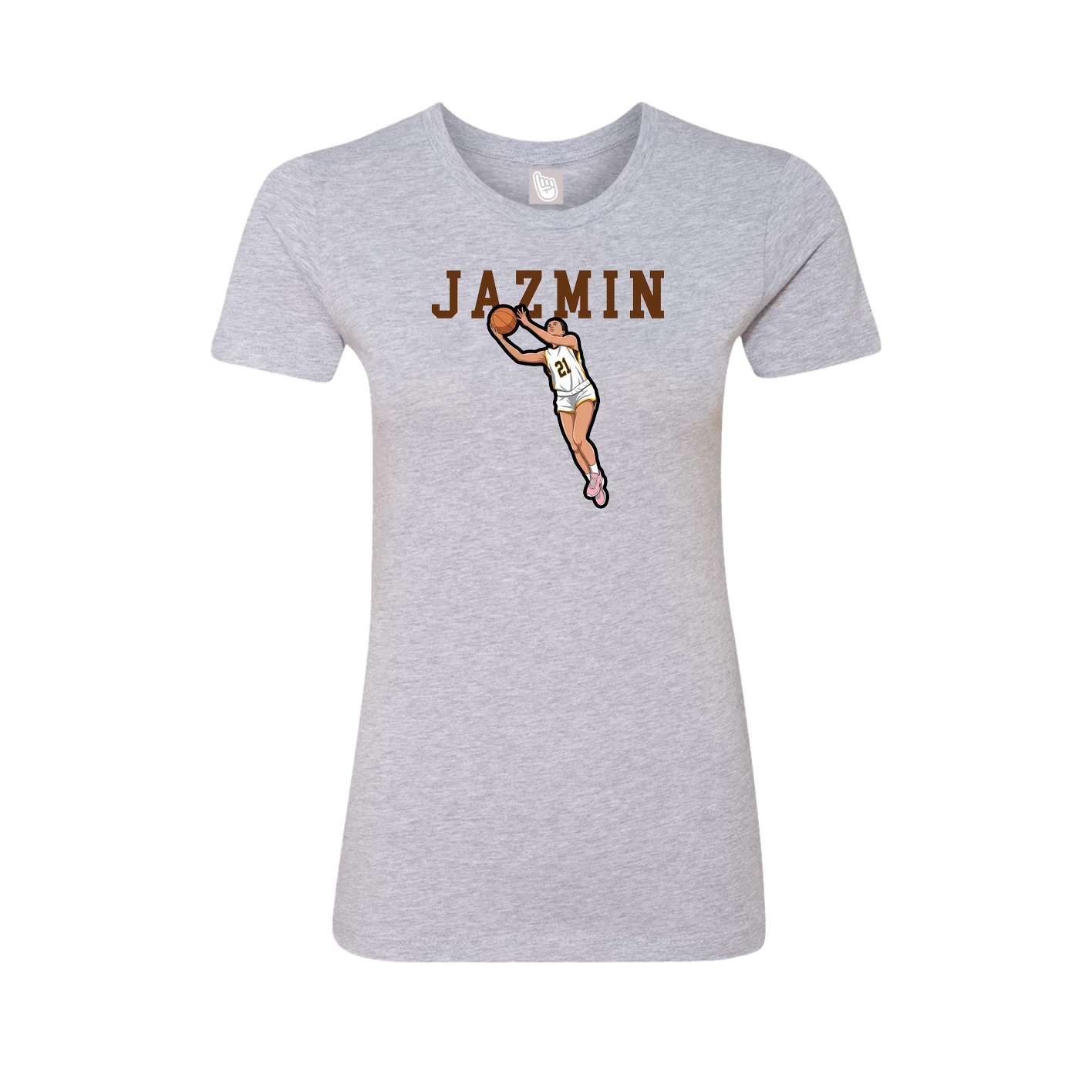 Fitted Women's Tee — Shirsey in Grey