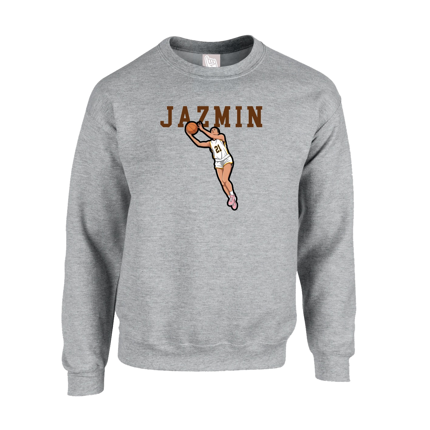 Fleece Crew — Shirsey in Grey