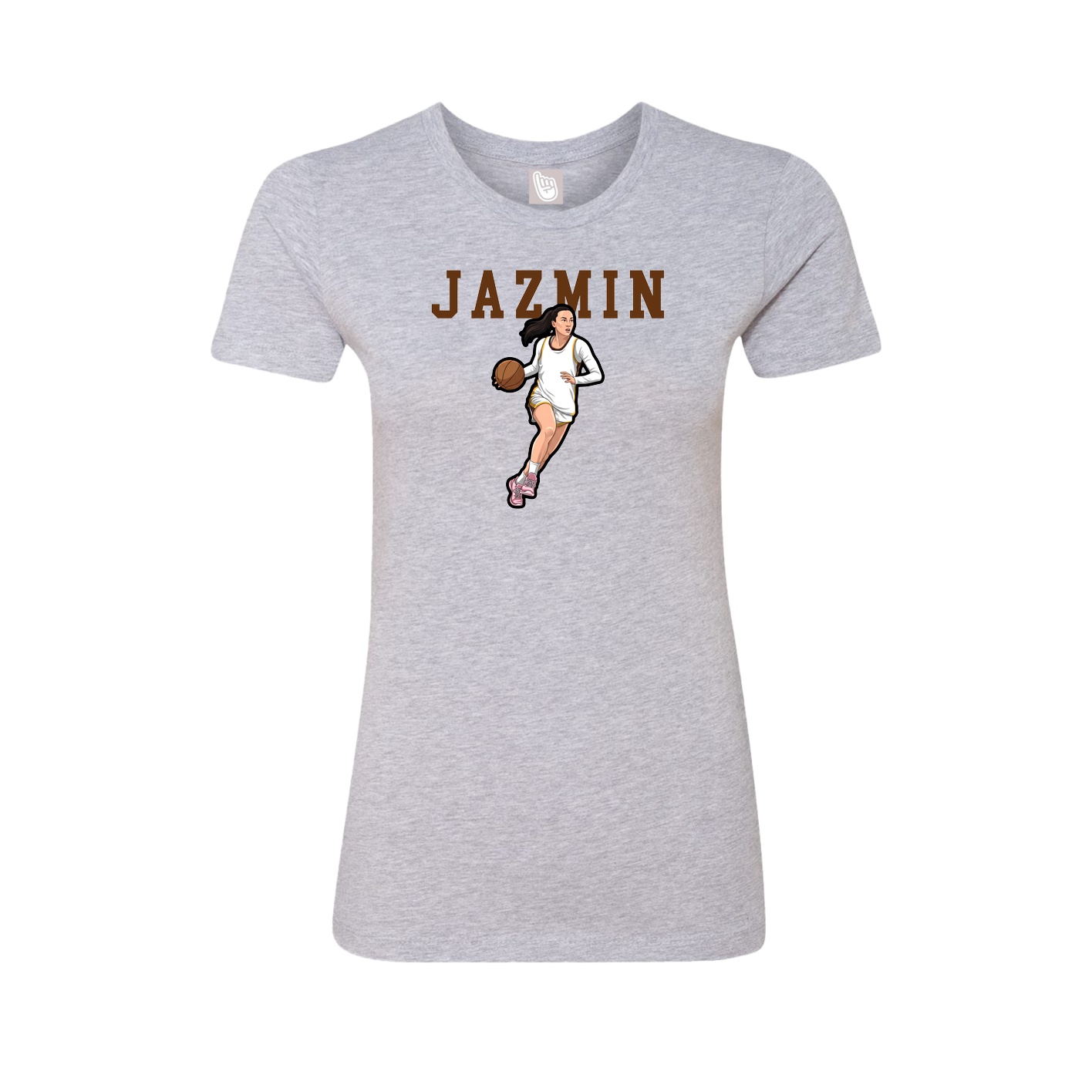 Fitted Women's Tee — Shirsey in Grey