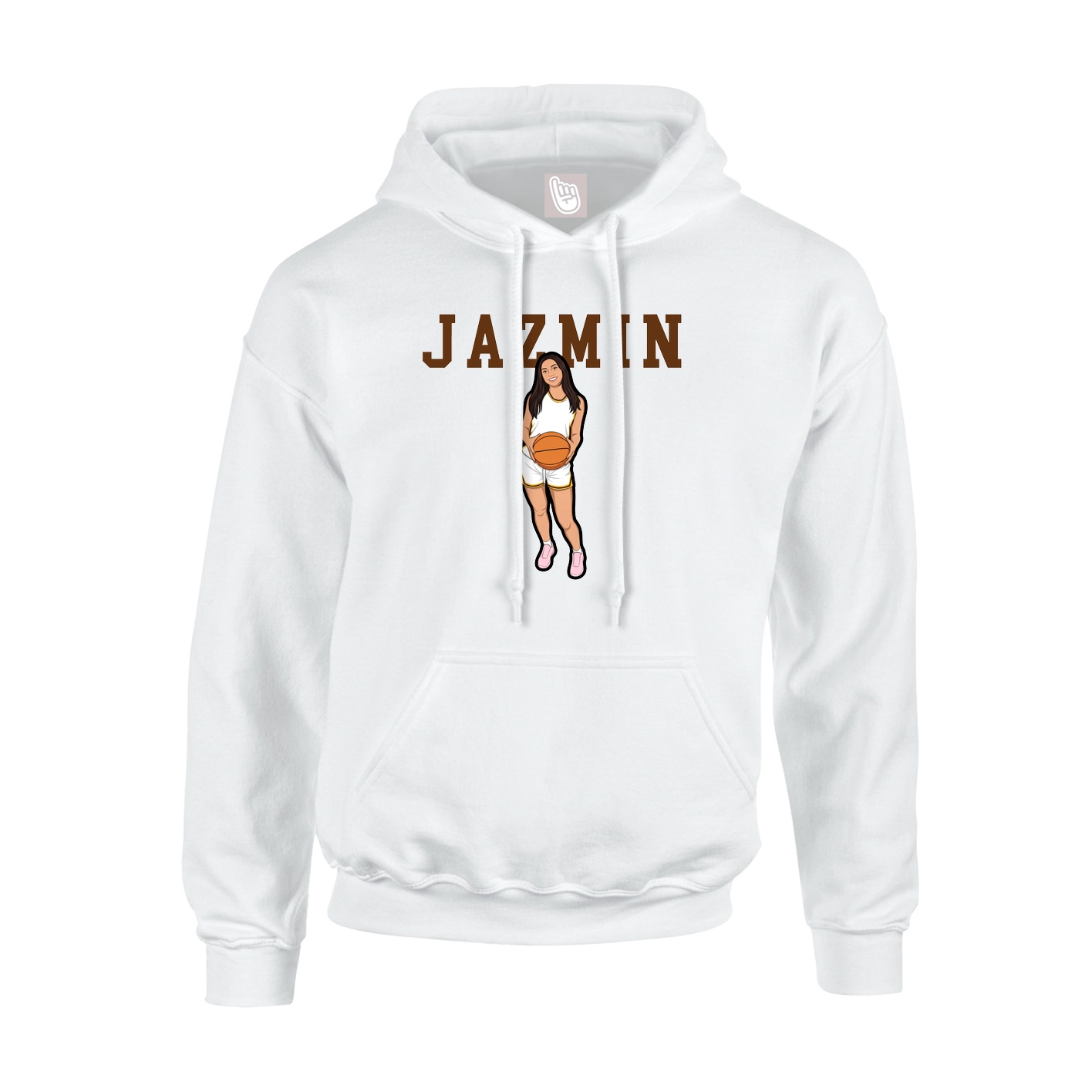 Hoodie — Shirsey in White