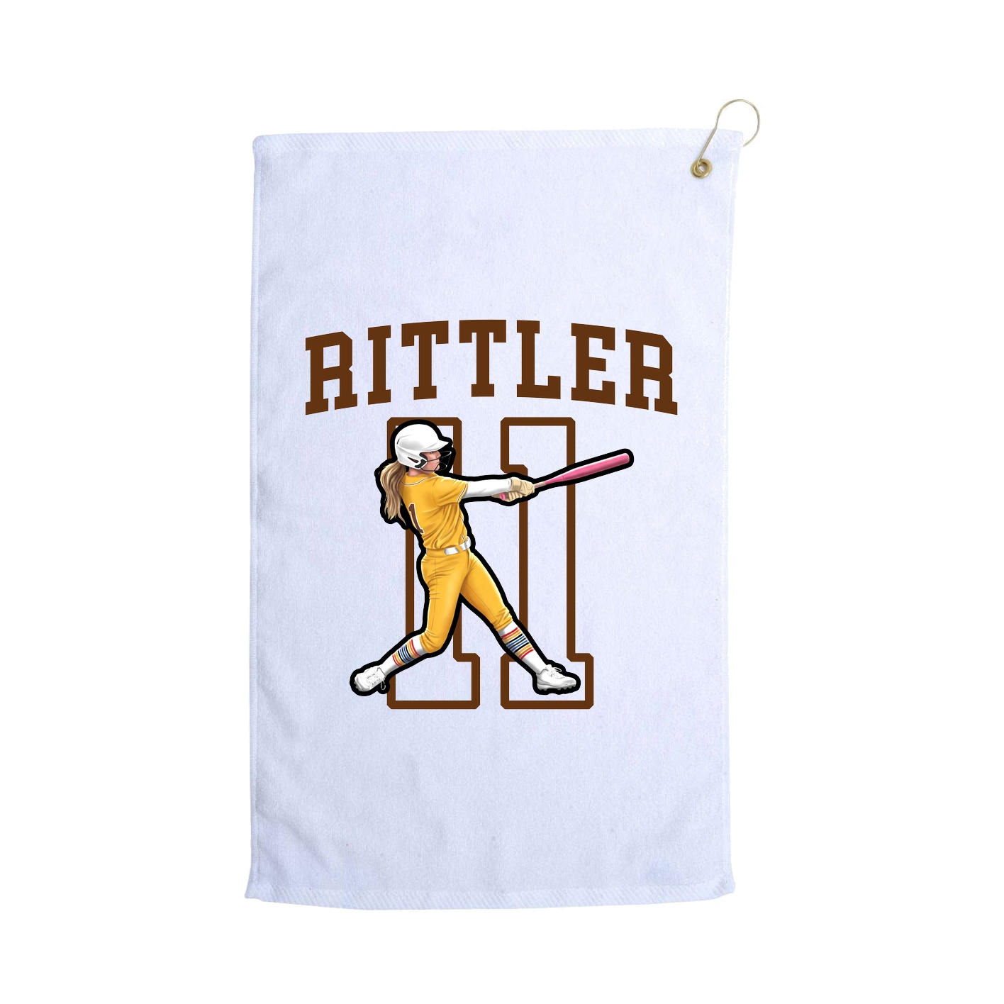 Golf Towel — Shirsey in White