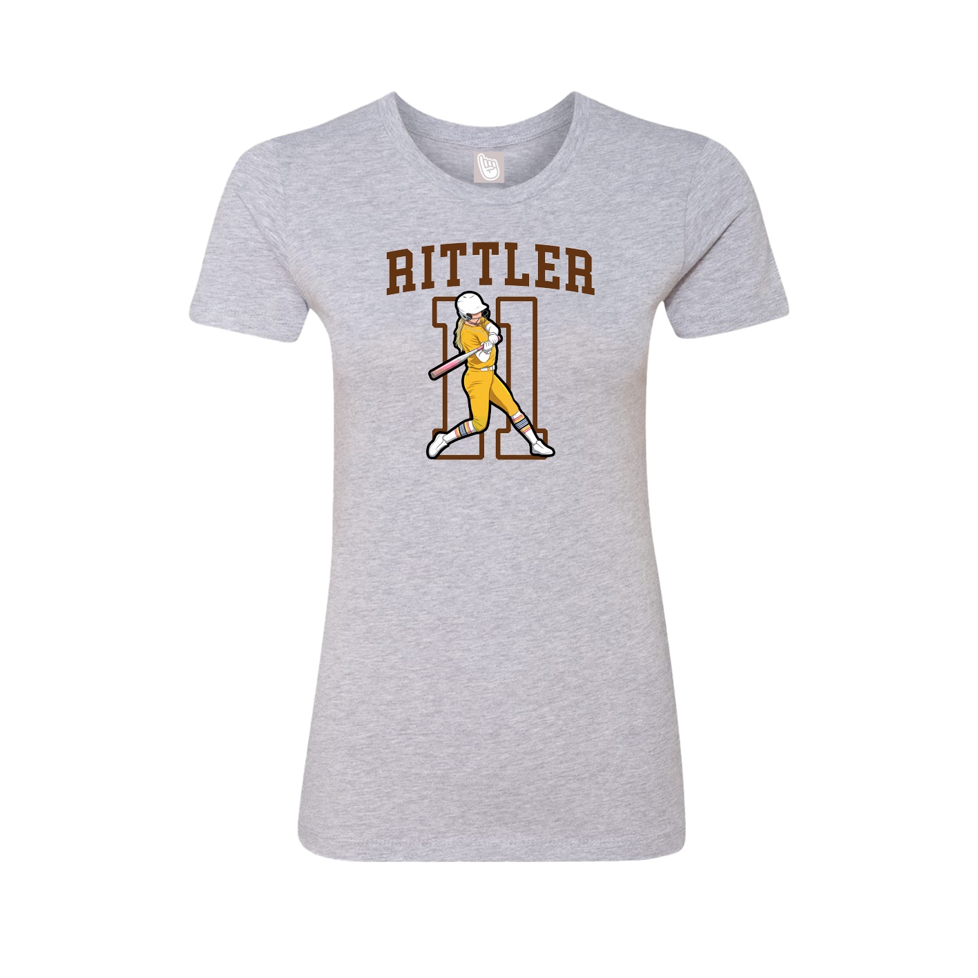 Fitted Women's Tee — Shirsey in Grey
