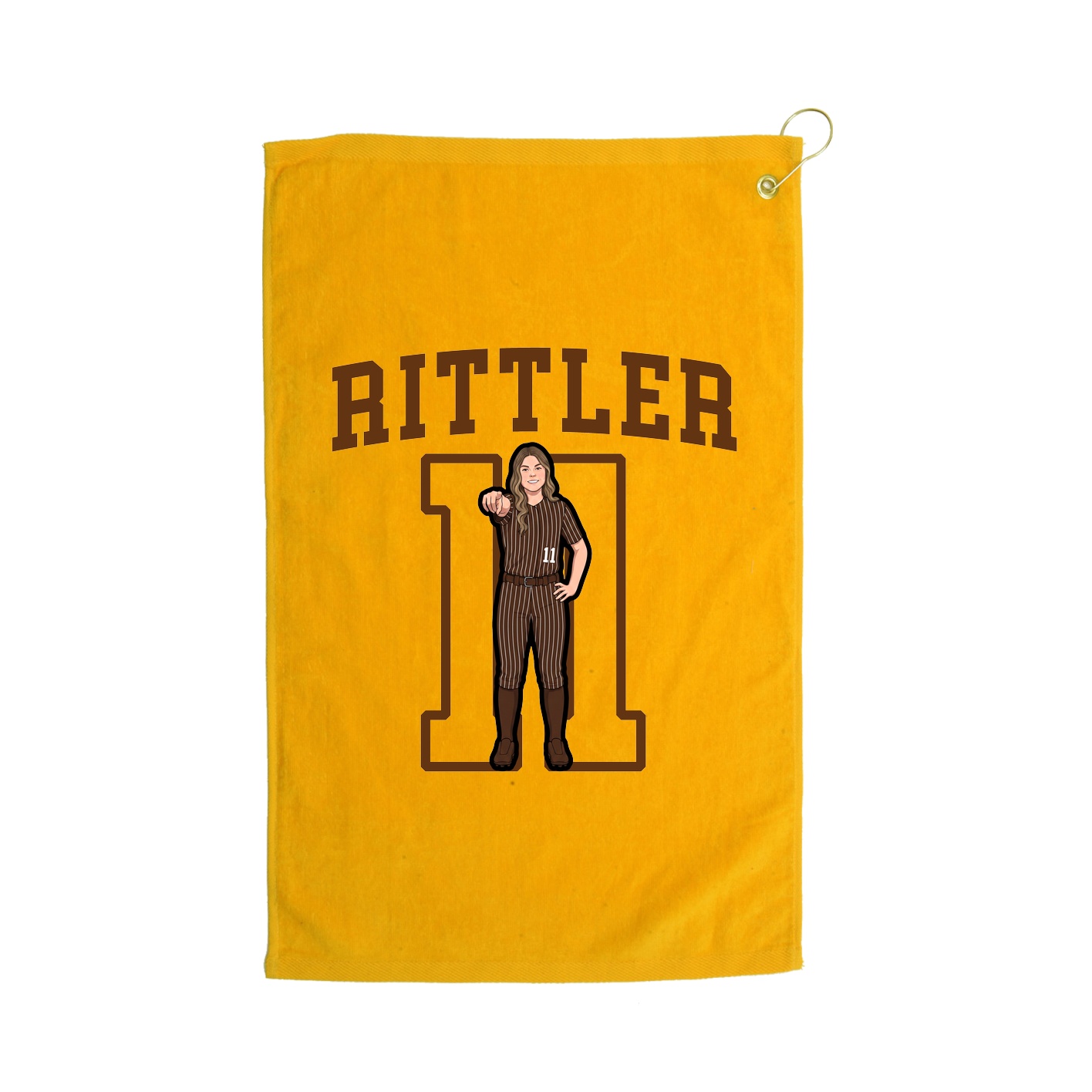 Golf Towel — Shirsey in Gold
