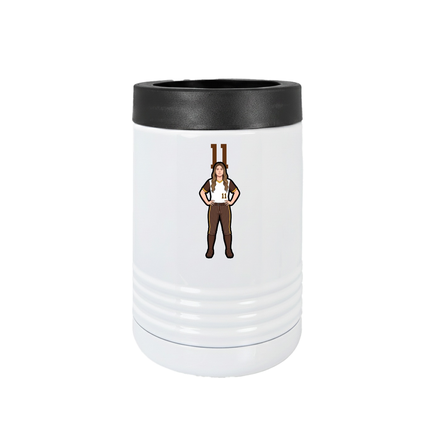 Beverage Holder — Number Top in White