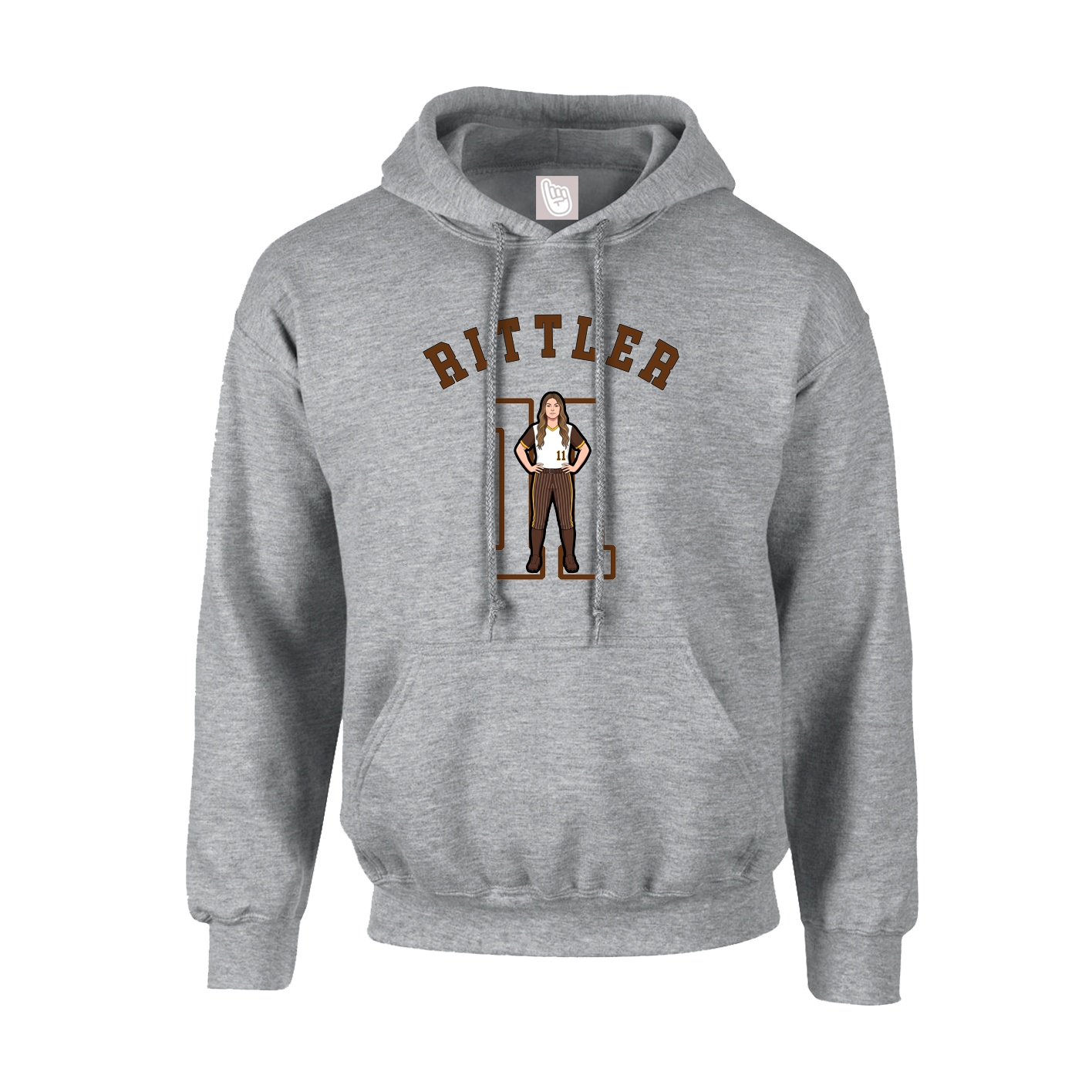 Hoodie — Shirsey Arch in Grey