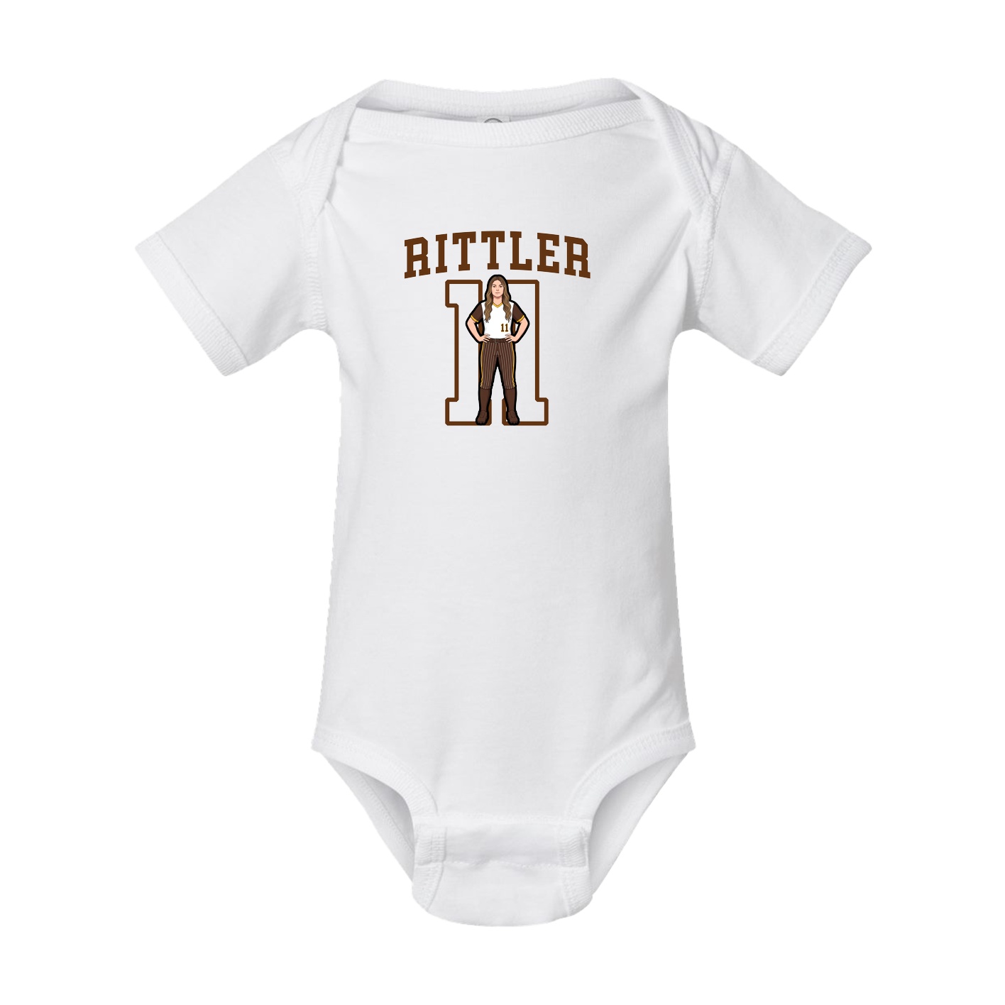 Baby Onesie — Shirsey in White