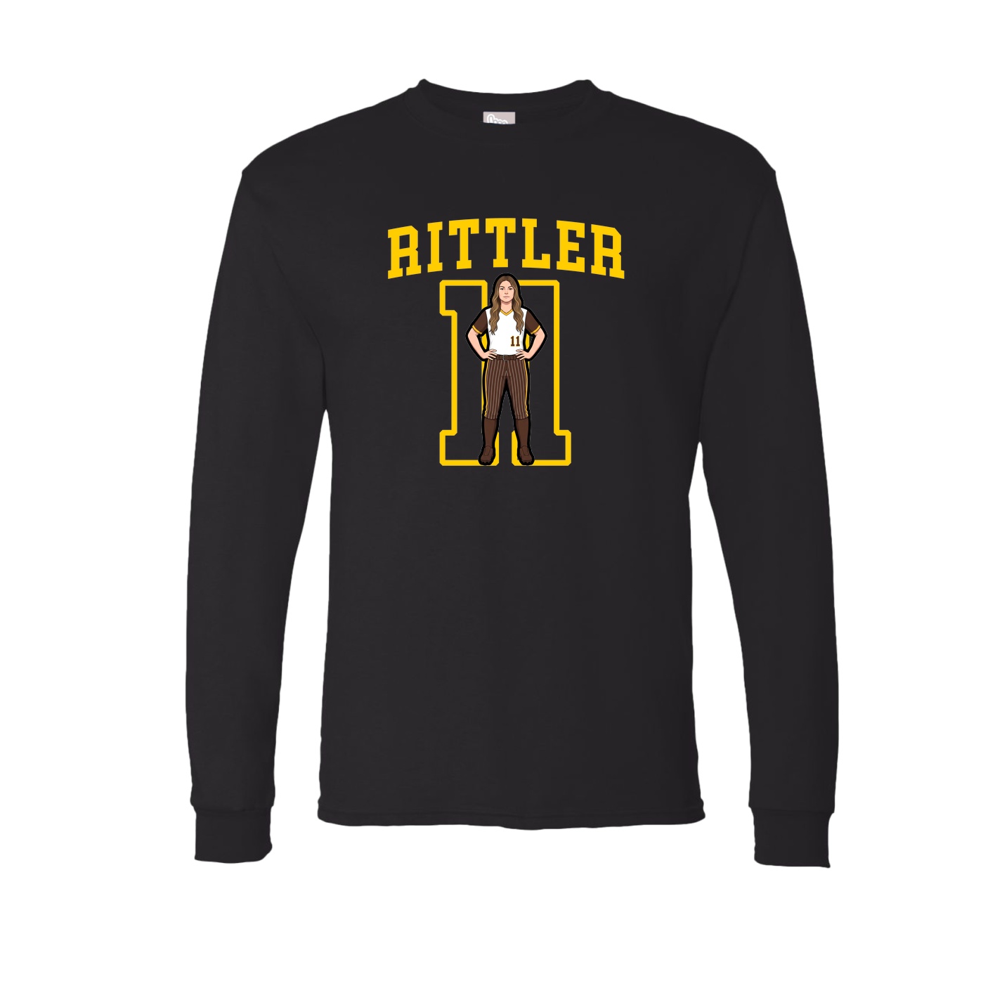 Long Sleeve Tee — Shirsey in Black