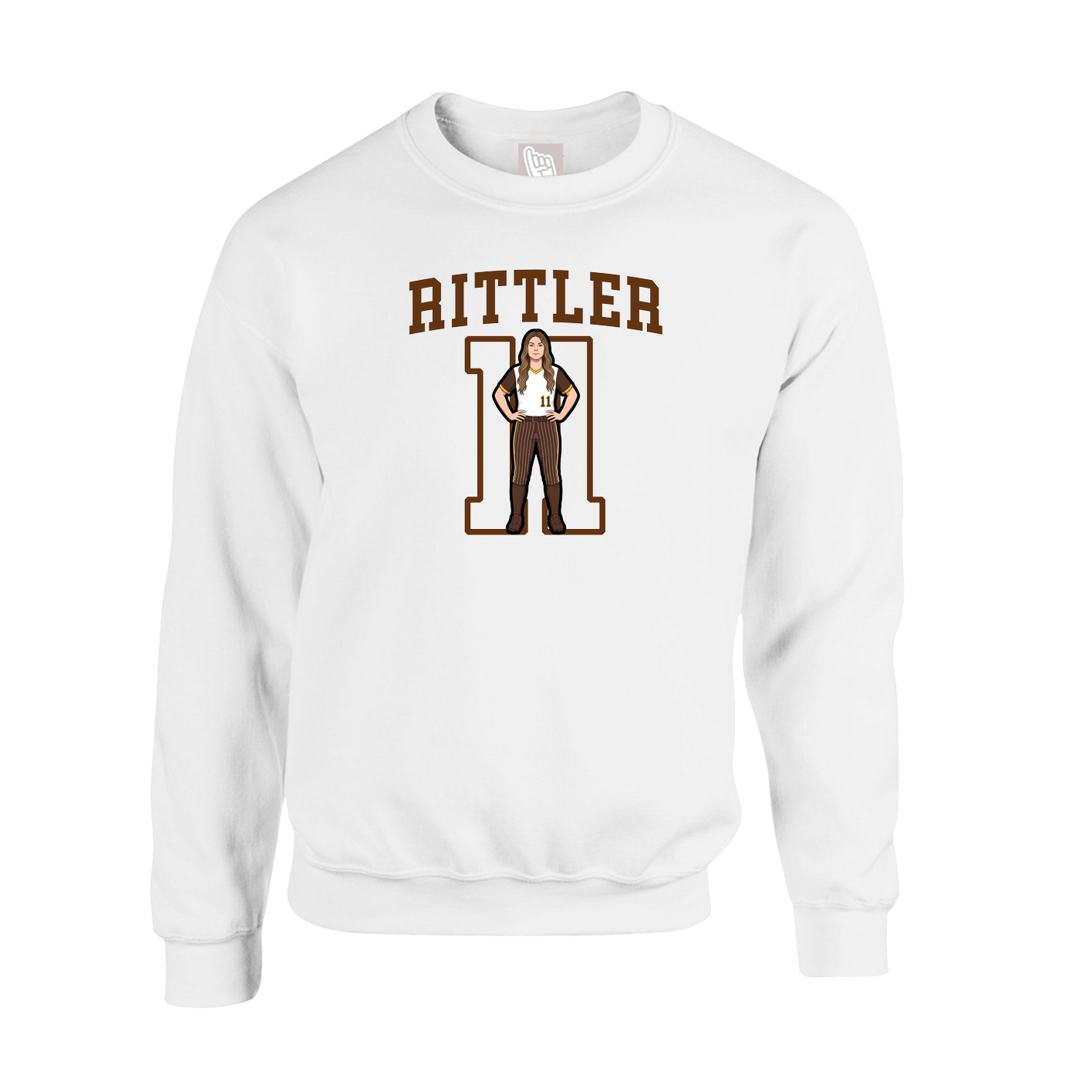 Fleece Crew — Shirsey in White