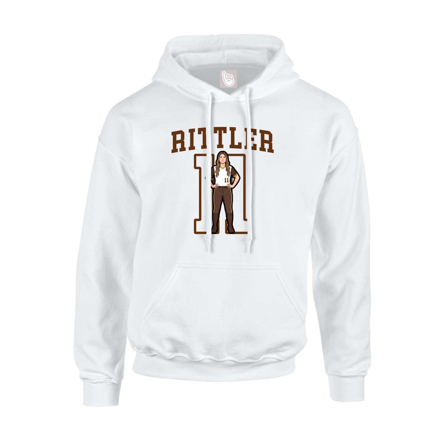 Youth Hoodie — Shirsey in White