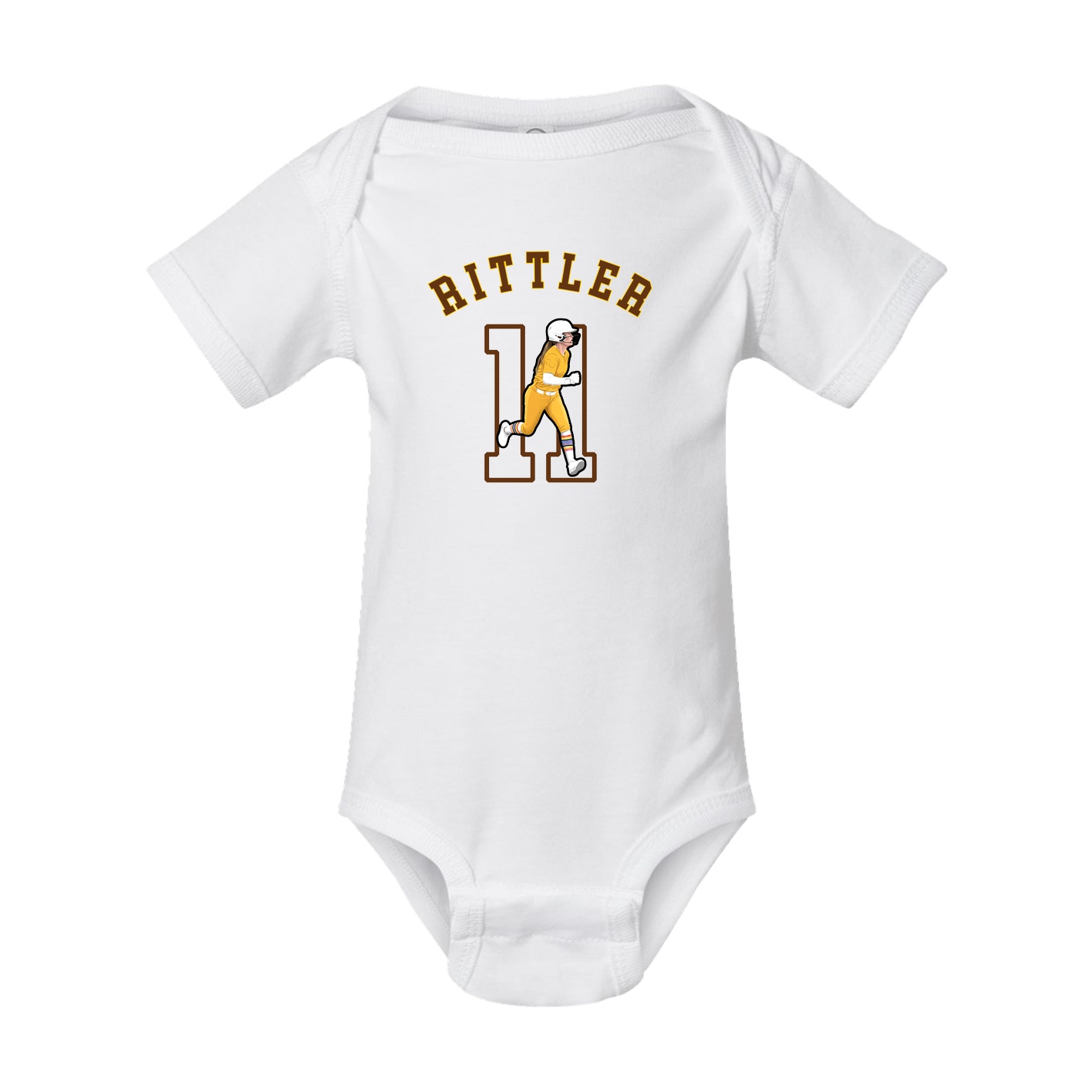 Baby Onesie — Shirsey Arch in White