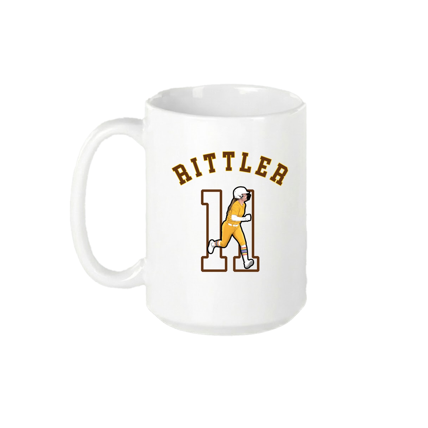 15oz Coffee Mug — Shirsey Arch in White