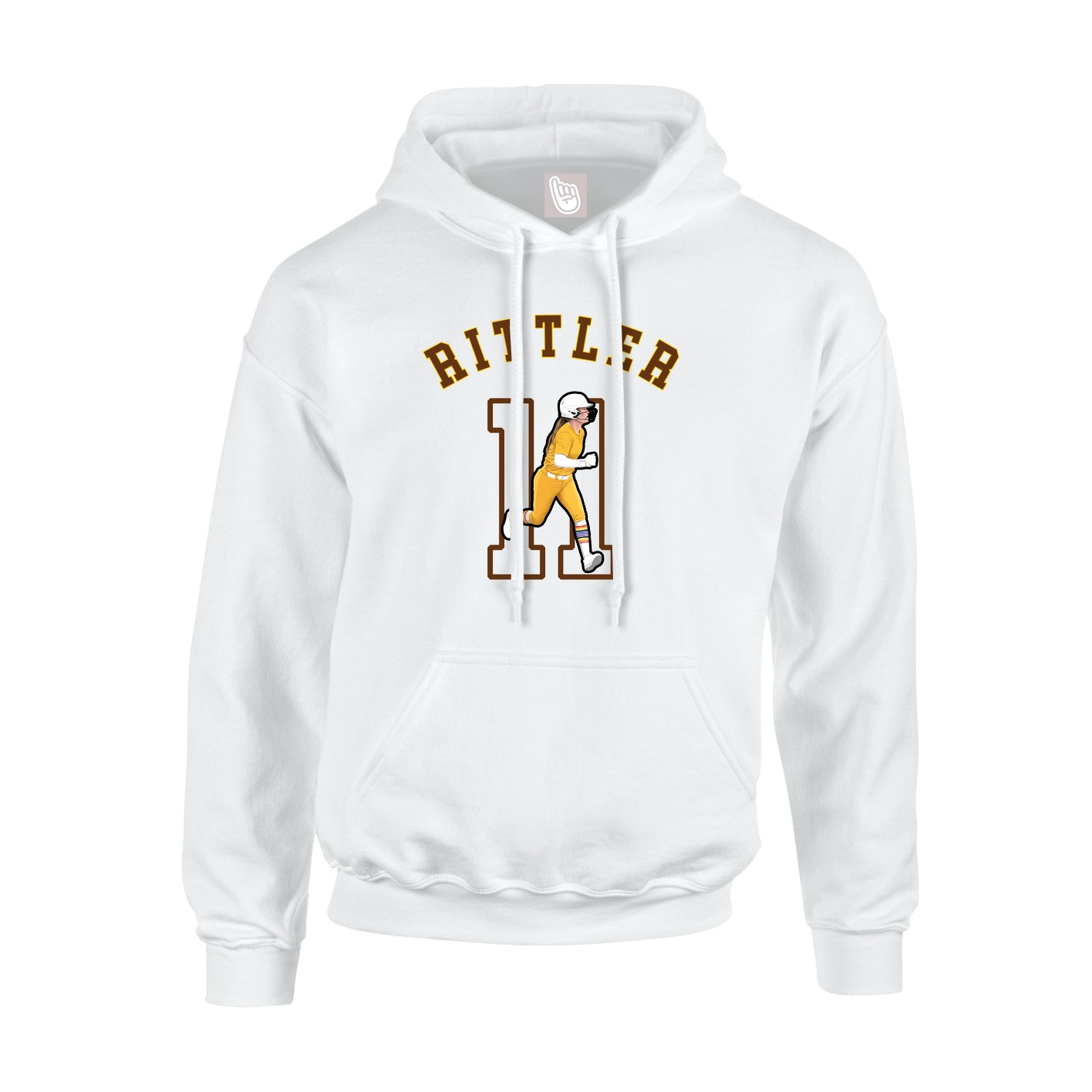 Hoodie — Shirsey Arch in White