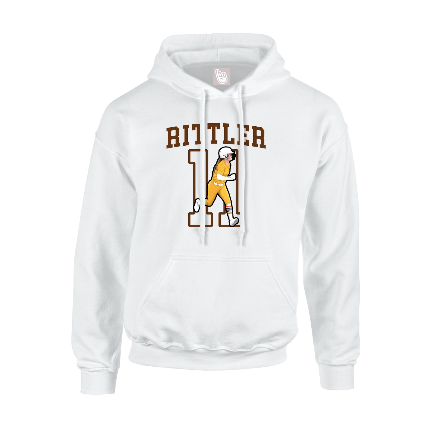 Hoodie — Shirsey in White