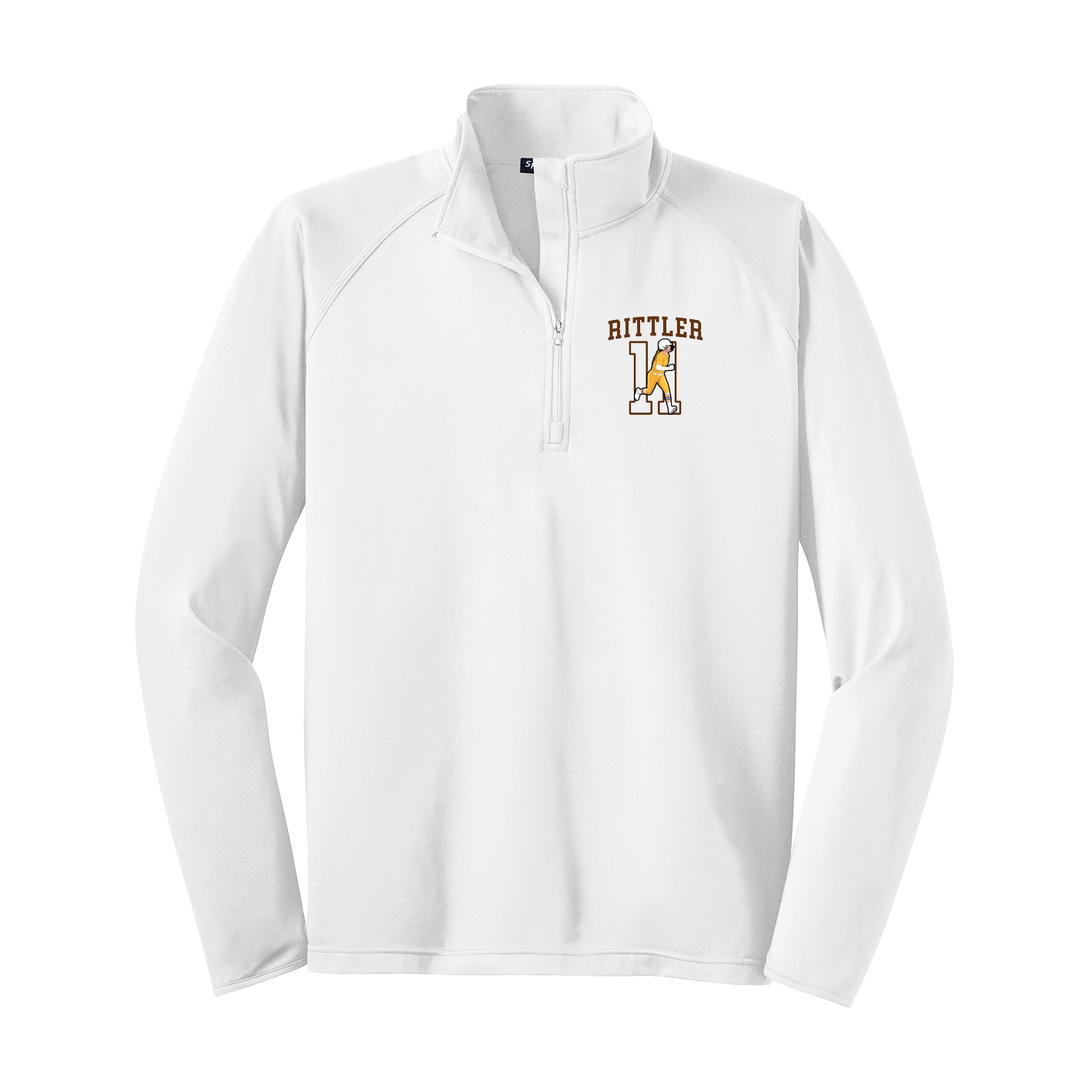 Q-Zip Pullover — Shirsey in White