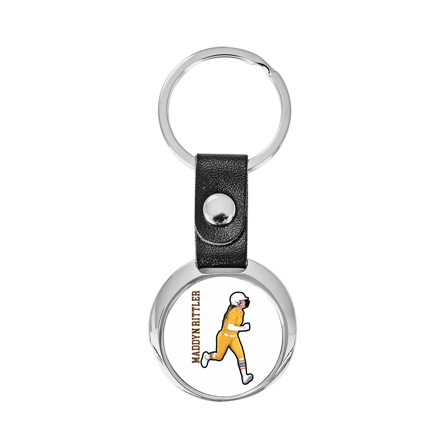 Key Chain — Name Vertical in Classic